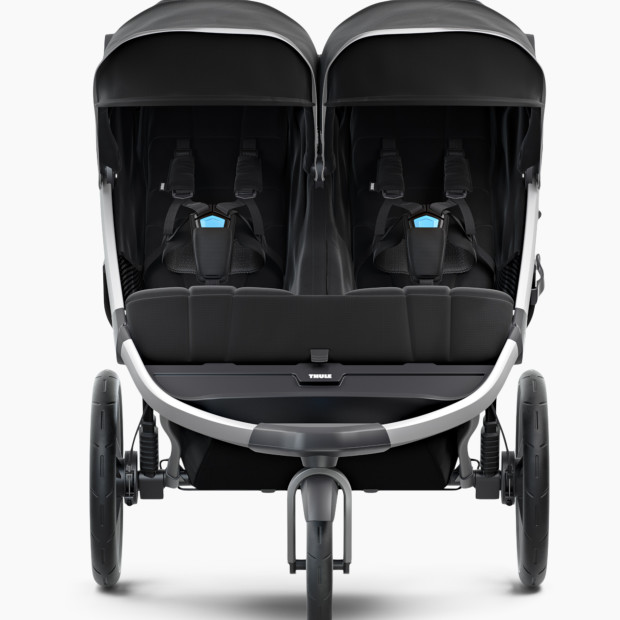 Thule Urban Glide 2 Double Jogging Stroller - Black/Silver Frame (Discontinued).