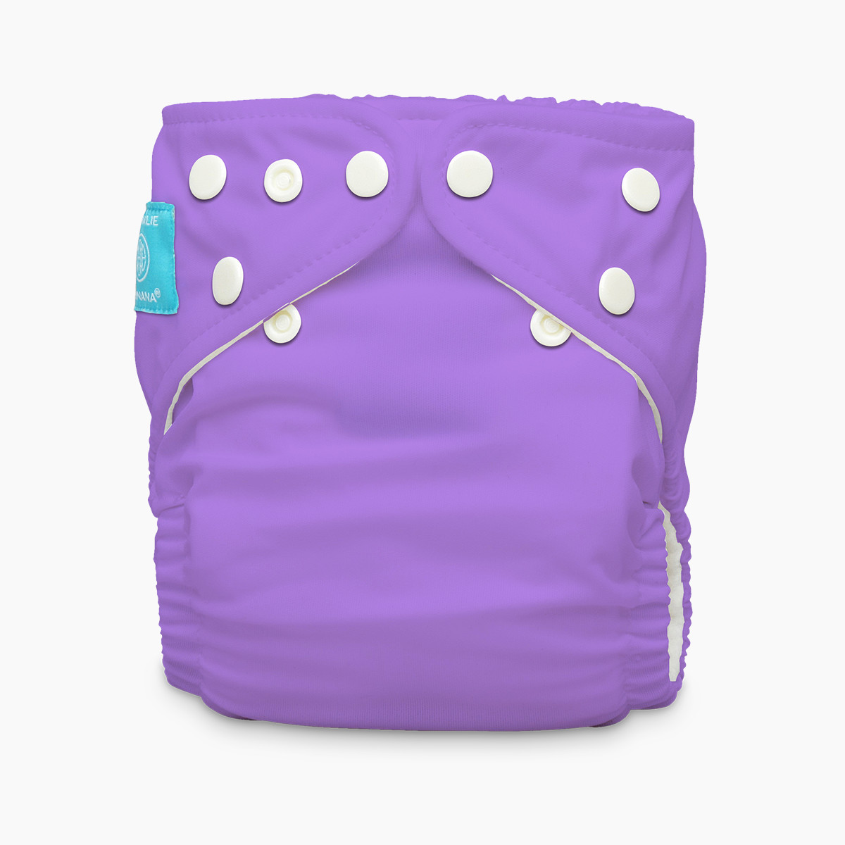 Charlie Banana One-size Reusable Cloth Diaper with 2 Reusable Inserts - Lavender.