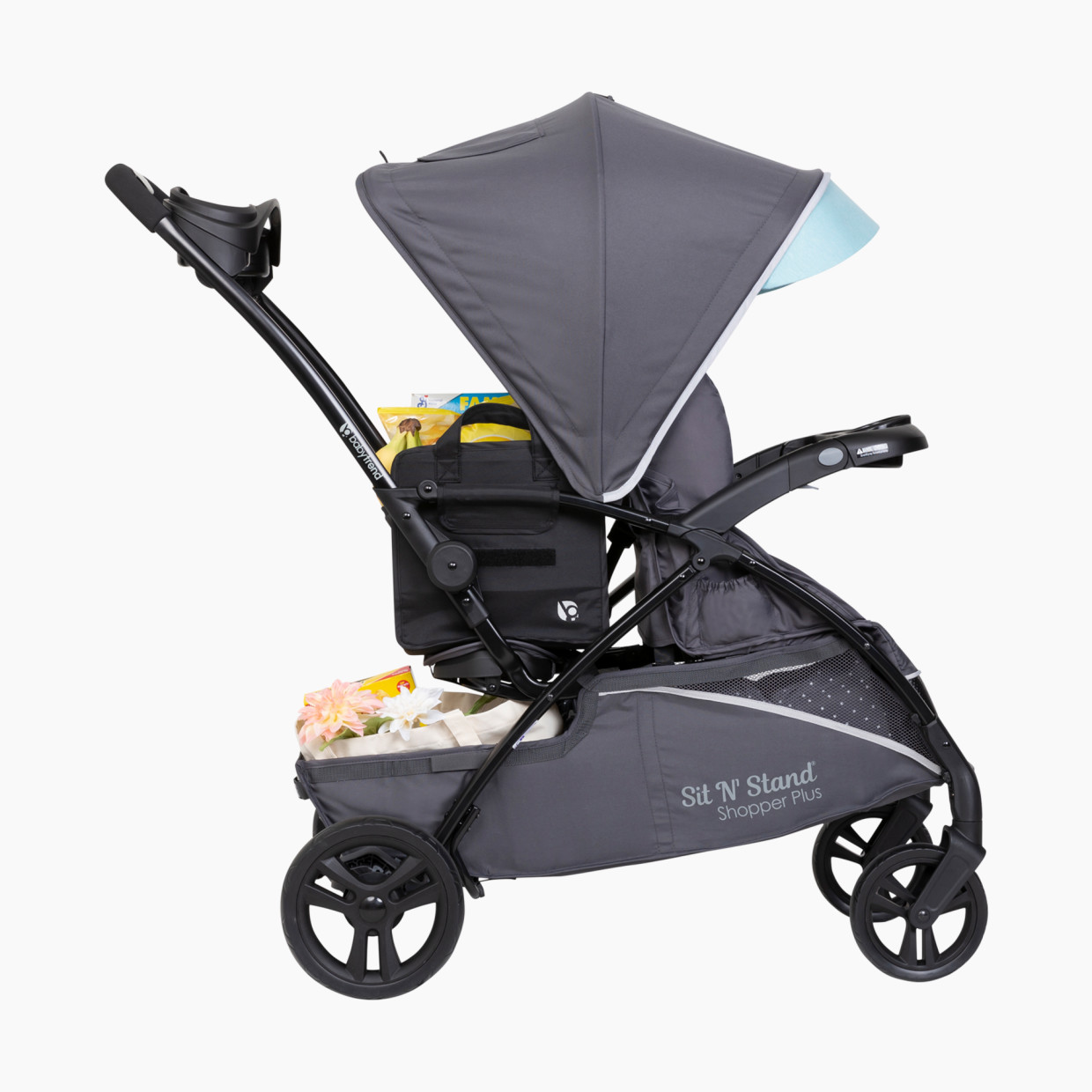 Baby Trend Sit N Stand 5-in-1 Shopper Stroller - Blue Mist.
