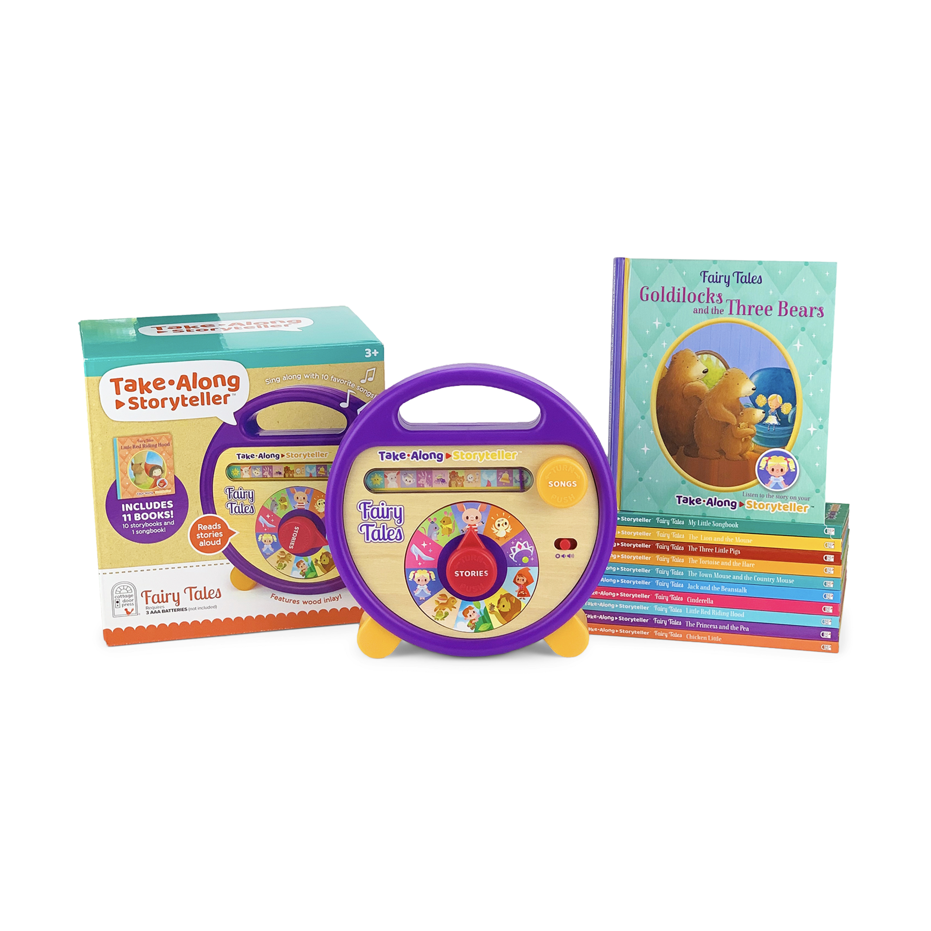 Fairy Tales Take Along Storyteller: Interactive Electronic Music Player/Reader with 11 follow-along books (Children's Interactive Story and Song Carry Along Player With Books)