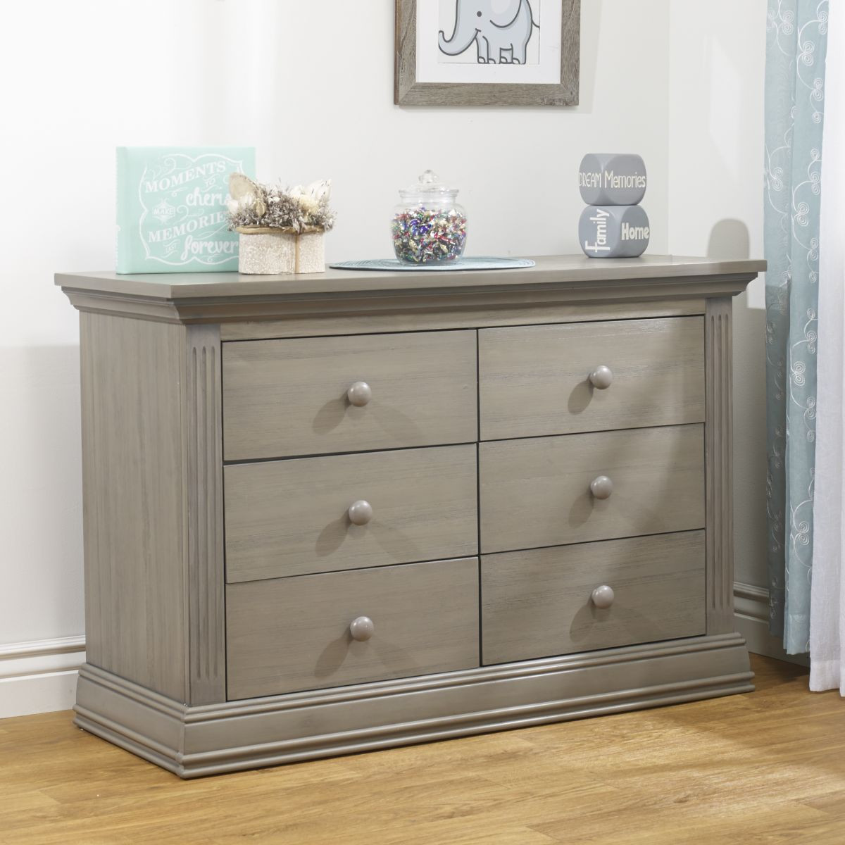 Sorelle Paxton Double Dresser - Heritage Gray.