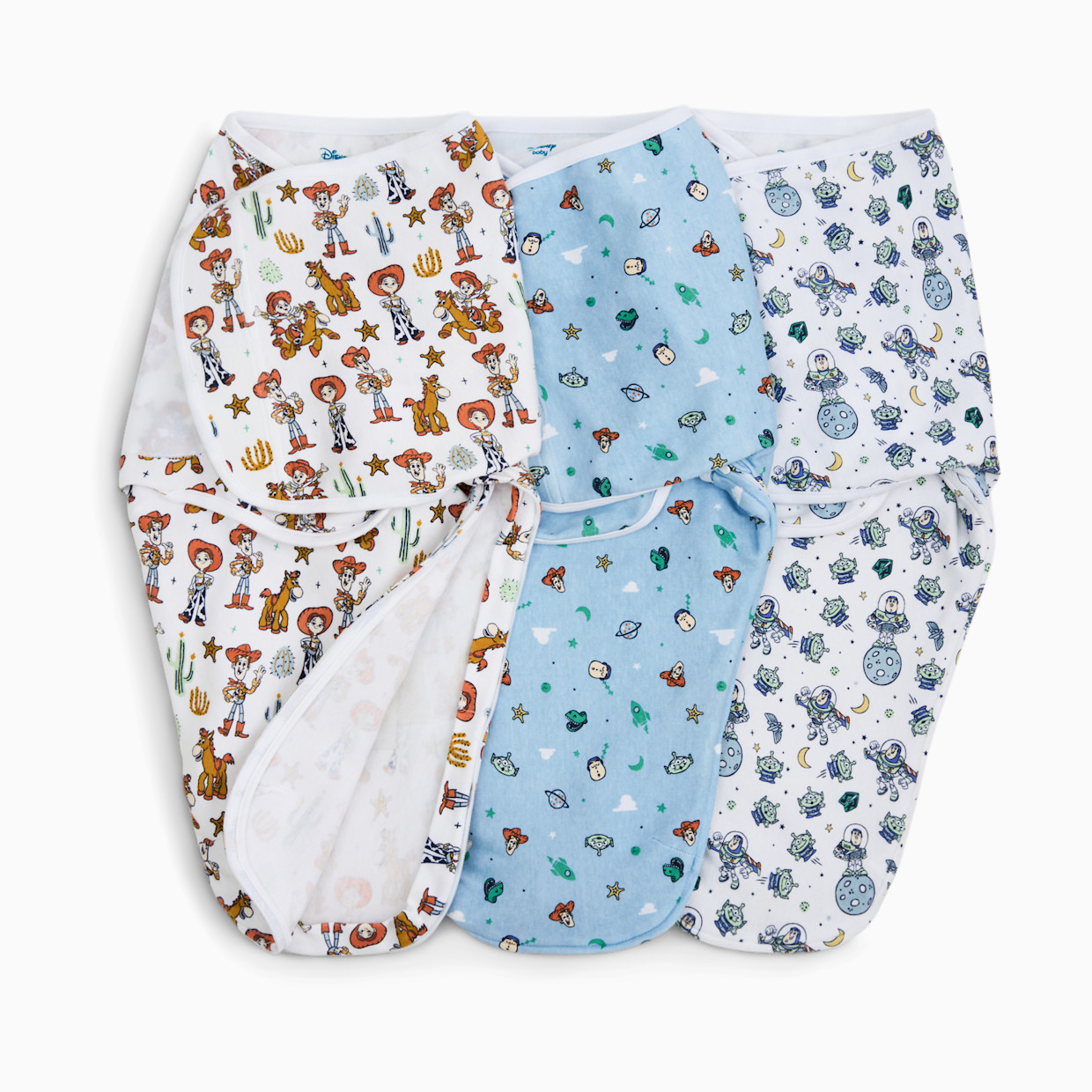 Aden + Anais Disney Essentials Cotton Wrap Swaddle (3 Pack) - Toy Story, 3.