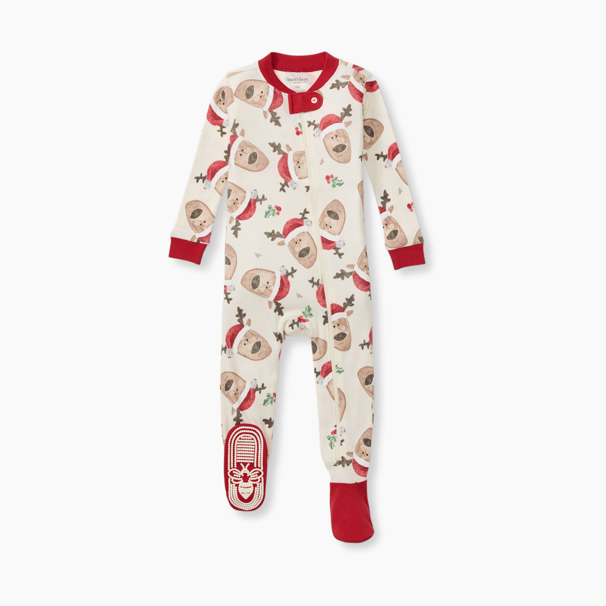Burt s Bees Baby Baby Guide My Sleigh Sleeper Matching Family Pajamas Set Newborn Babylist Shop