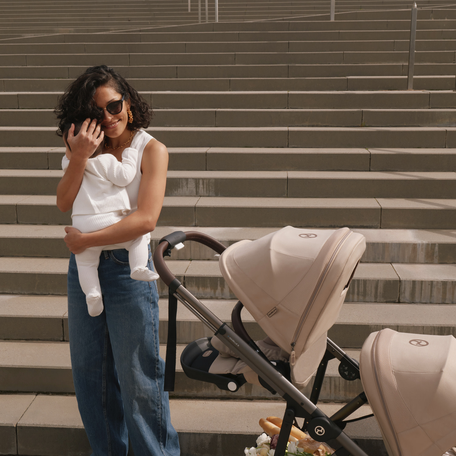 Cybex eGazelle/Gazelle S Seat - Chocolate Brown.
