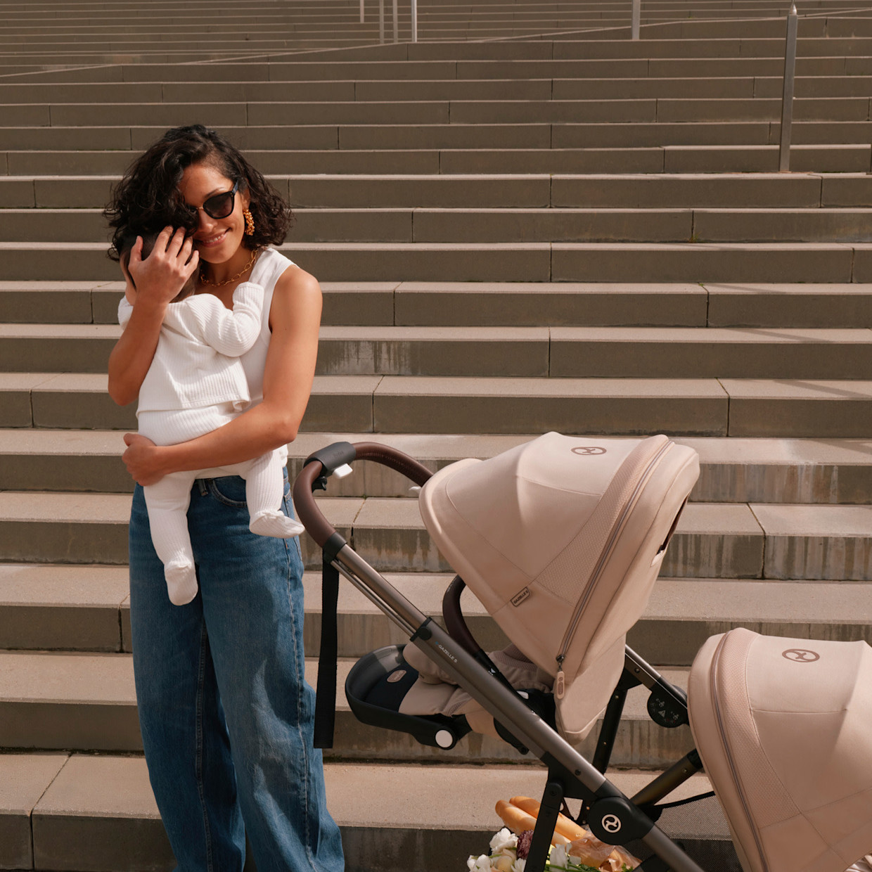 Cybex eGazelle/Gazelle S Seat - Chocolate Brown.