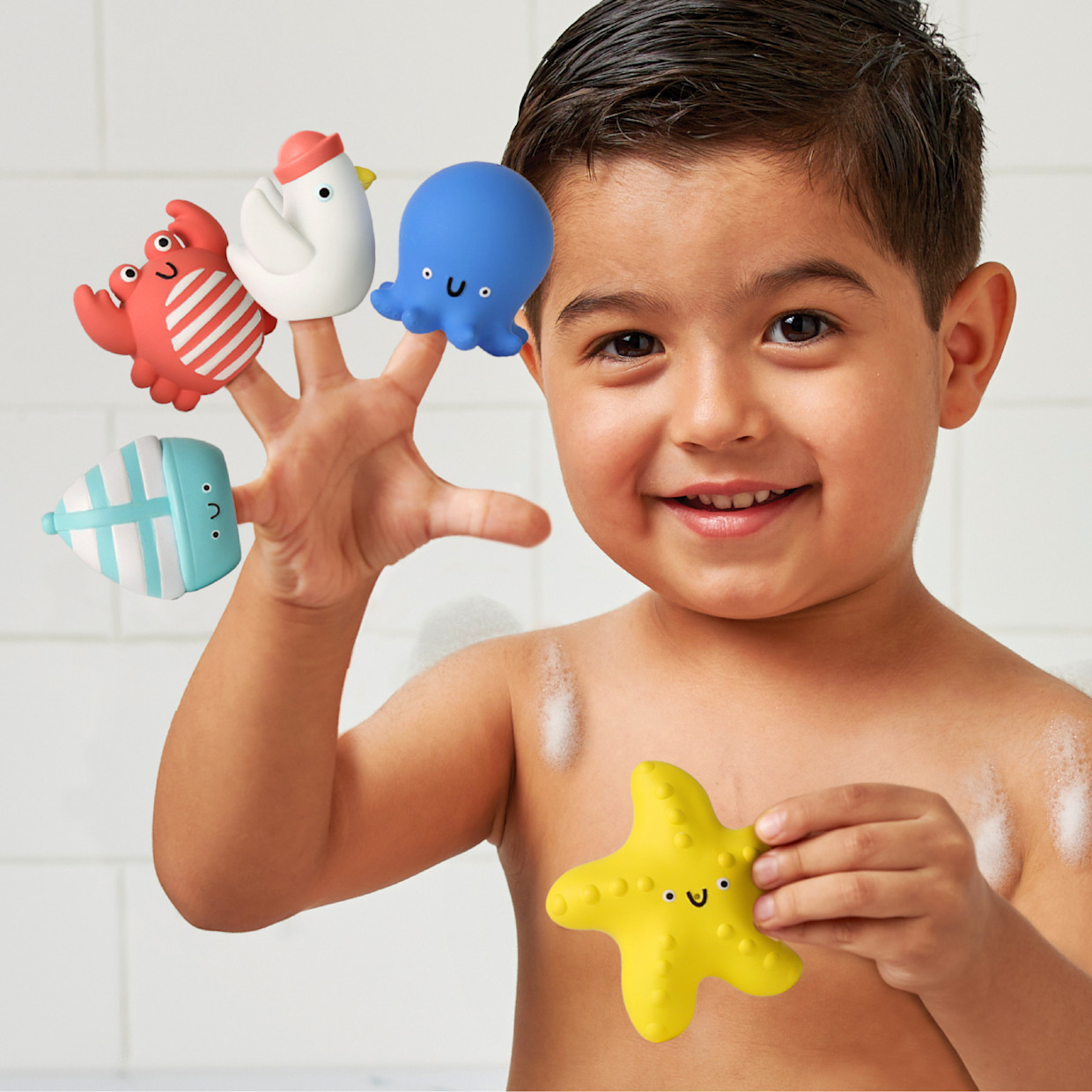 Itzy Ritzy Bath Puppets - Nautical.