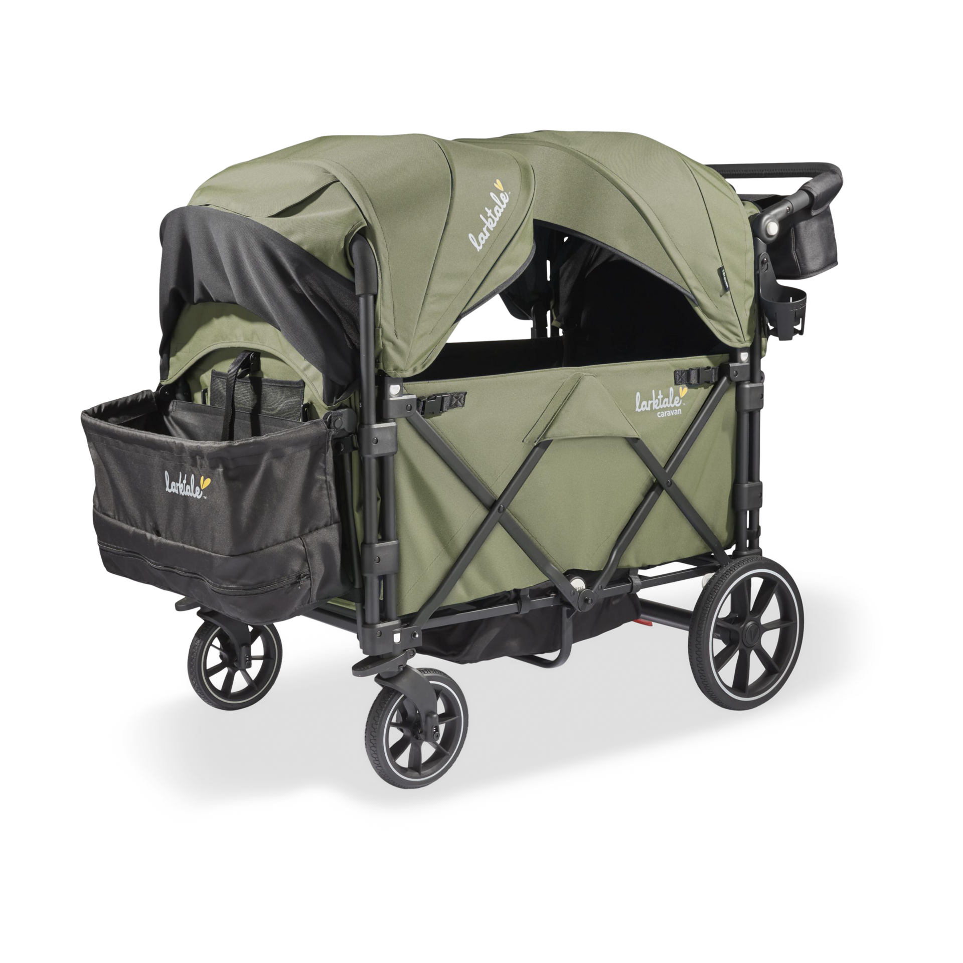Larktale Caravan Quad Stroller Wagon - Chelsea Green.
