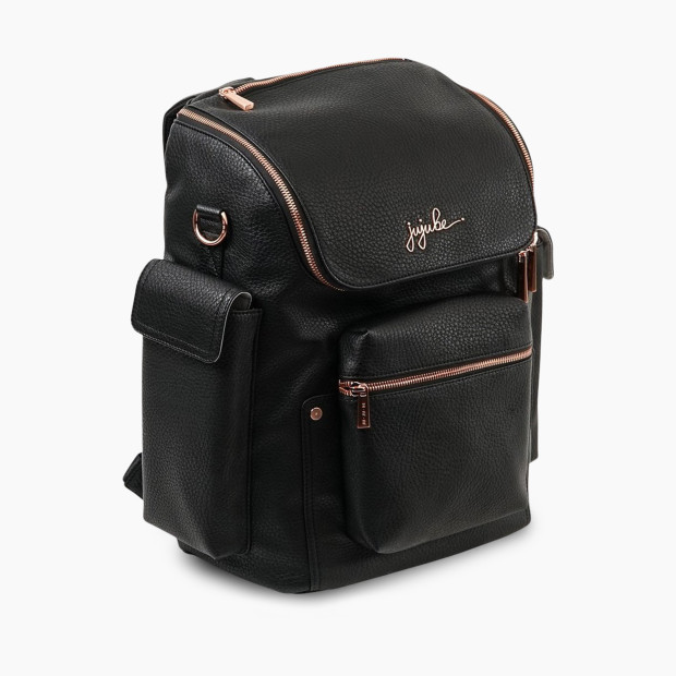 Ju-Ju-Be Forever Backpack - Black With Rose Gold Hardware.