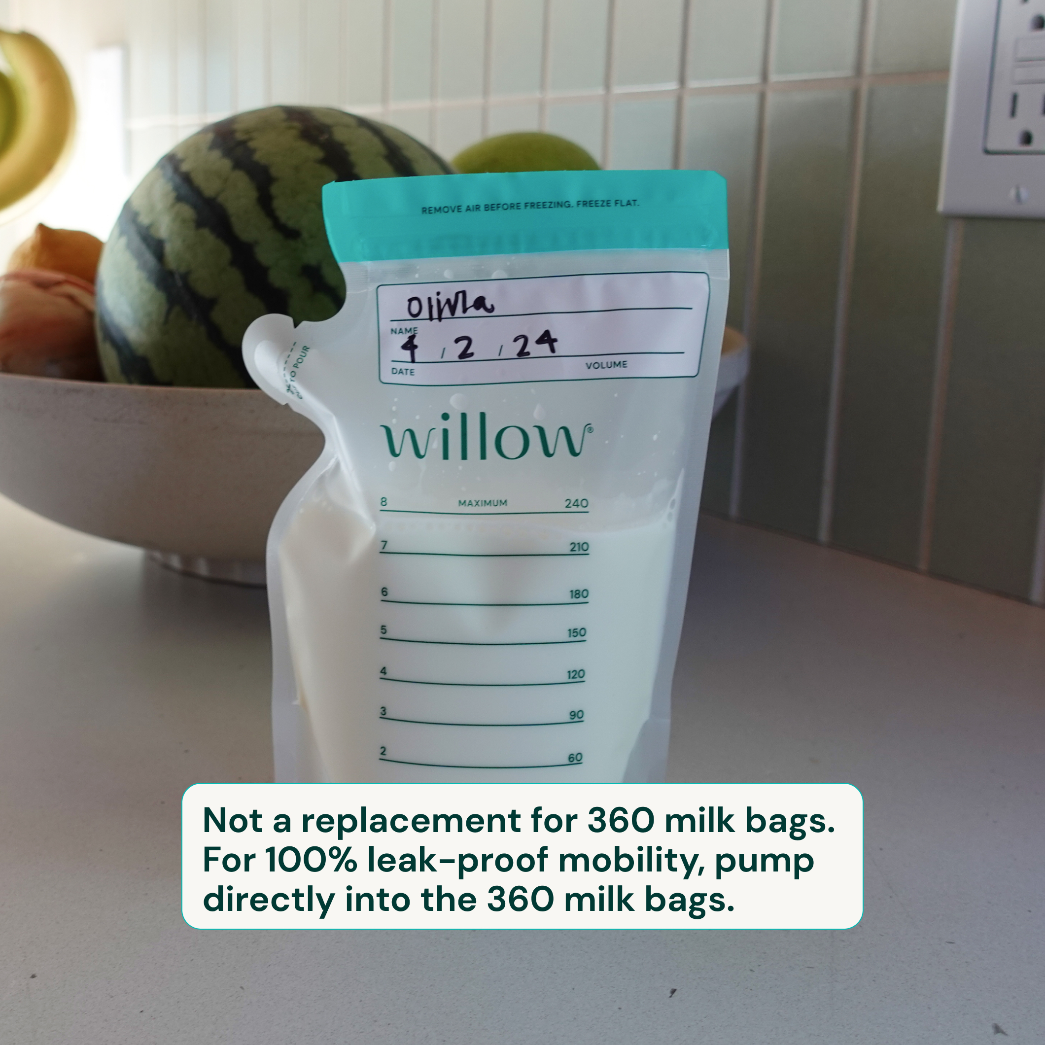 Willow Breast Milk Storage Bags - 100.