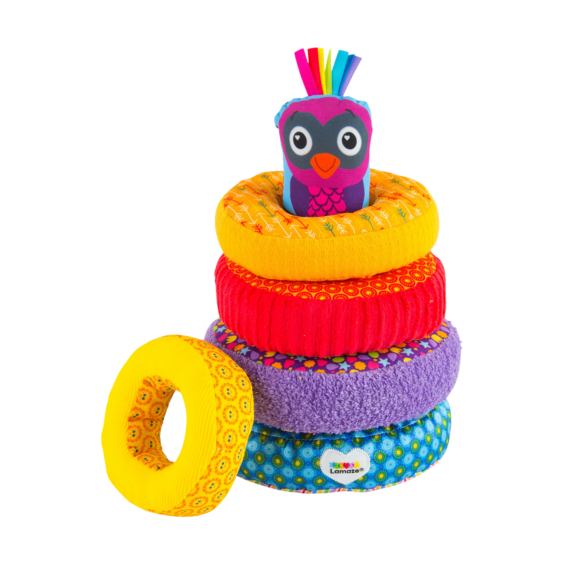 Lamaze Rainbow Stacking Rings.