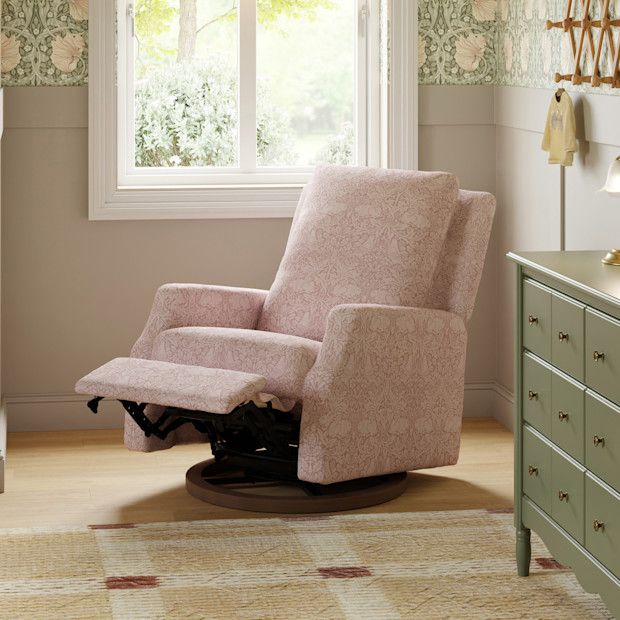 Namesake Morris & Co. x Namesake Crewe Recliner and Swivel Glider.