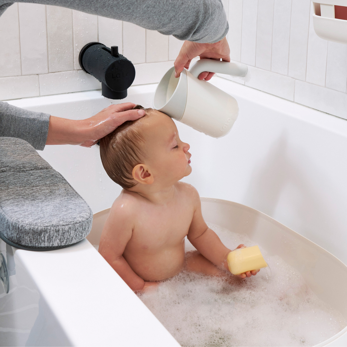 Lalo Bathtime Starter Kit - Coconut.