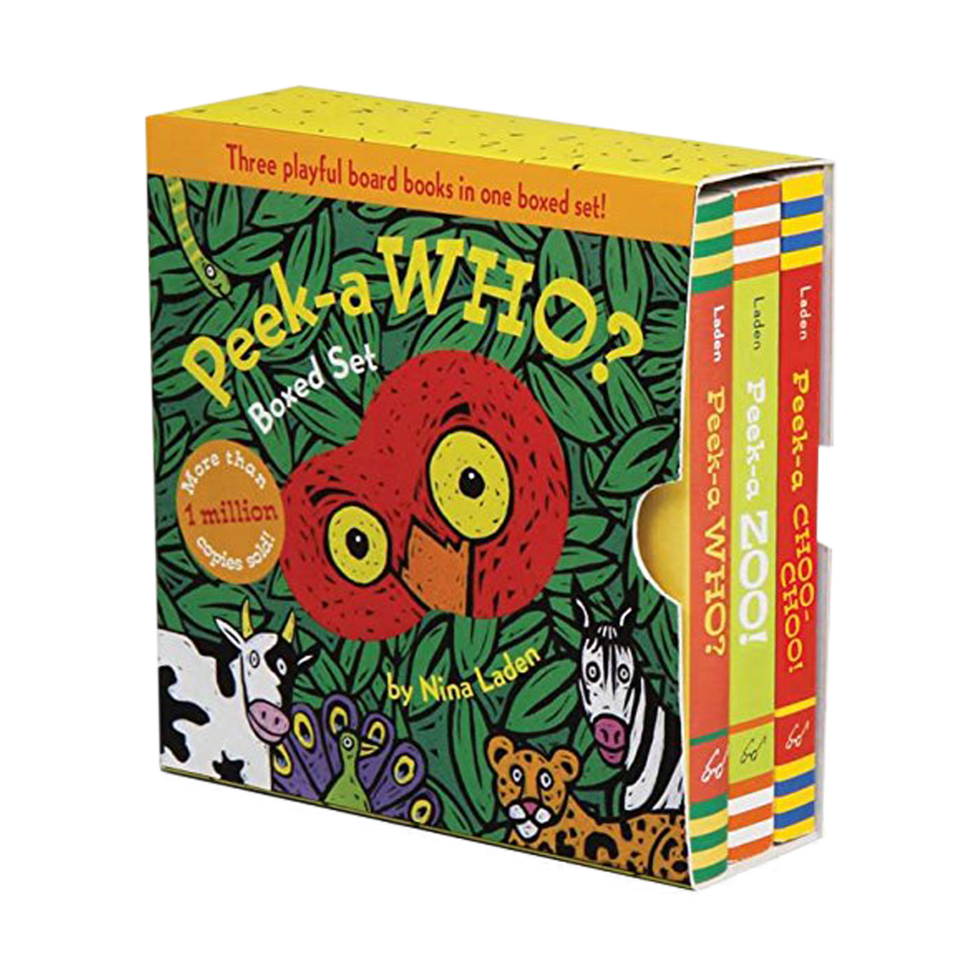 Peek-a Who? Boxed Set: (Children's Animal Books, Board Books for Kids)