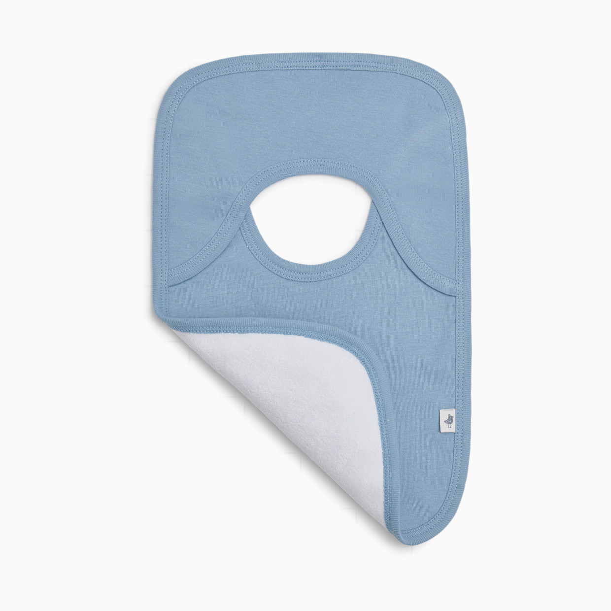 Small Story Organic Cotton Lap Shoulder Bib (4 Pack) - Blues.