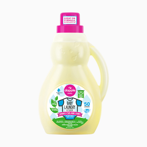 Dapple Baby Laundry Detergent - Pink, Fragrance-Free, 50 Oz.