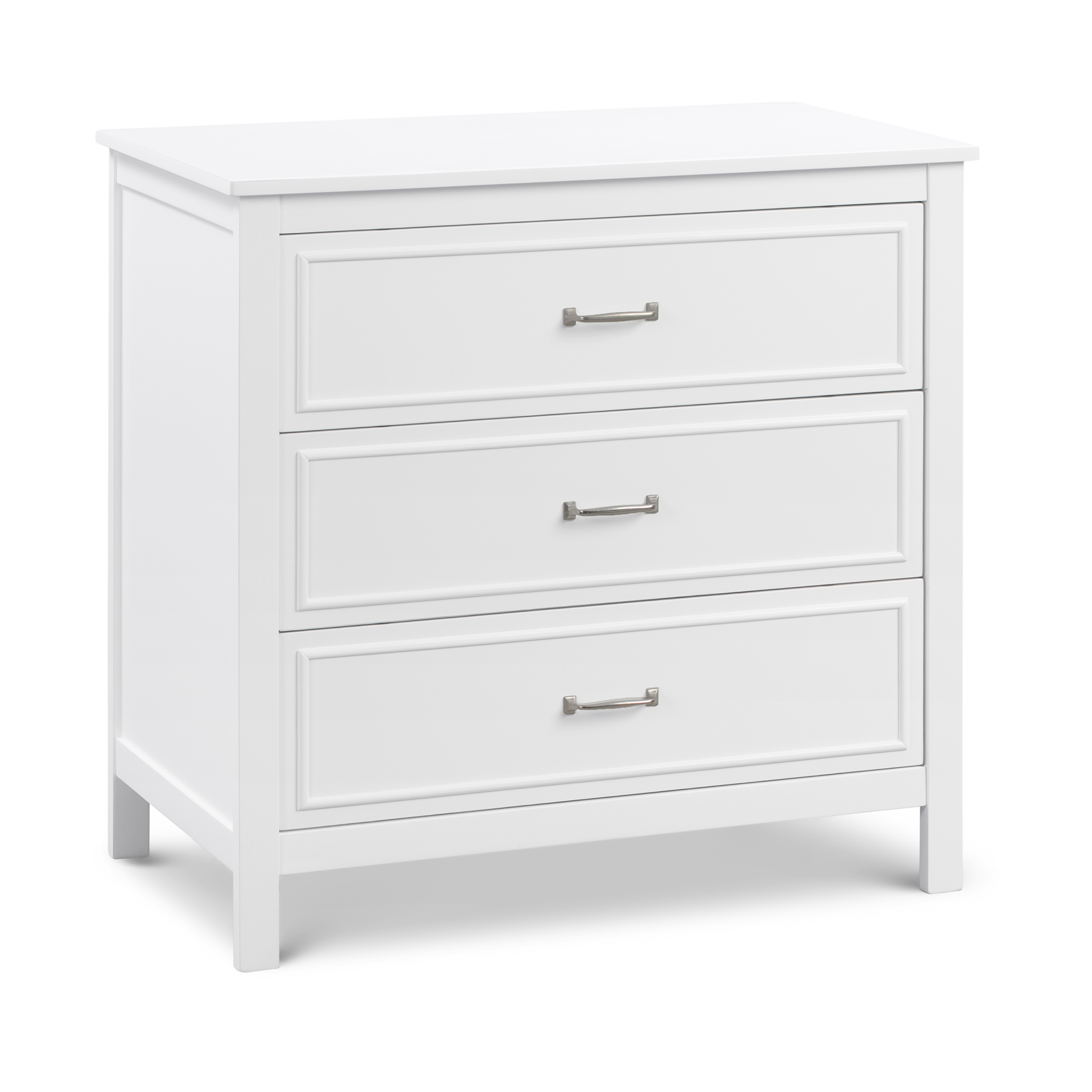 daVinci Charlie 3-Drawer Dresser - White.