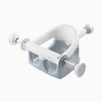 Ingenuity My Bath Seat for Sit-Up Baby Bathing, Sure & Secure Suction Cups, ASTM Safety Tested & Approved, Backrest for Assisted Sitting, Easy Setup & Storage, Gray