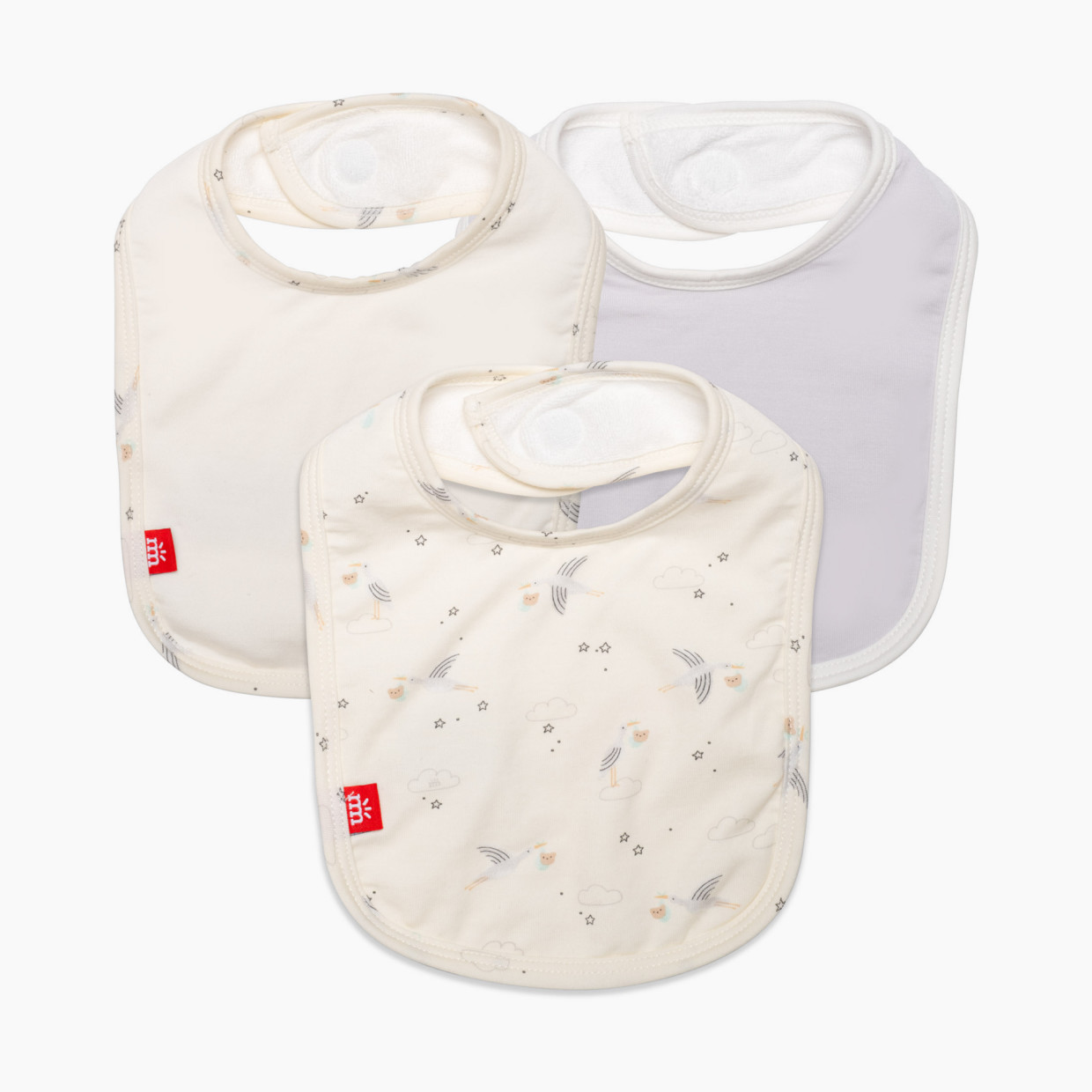 Magnetic Me Modal 3 Pack Bibs - Beary Special, One Size.