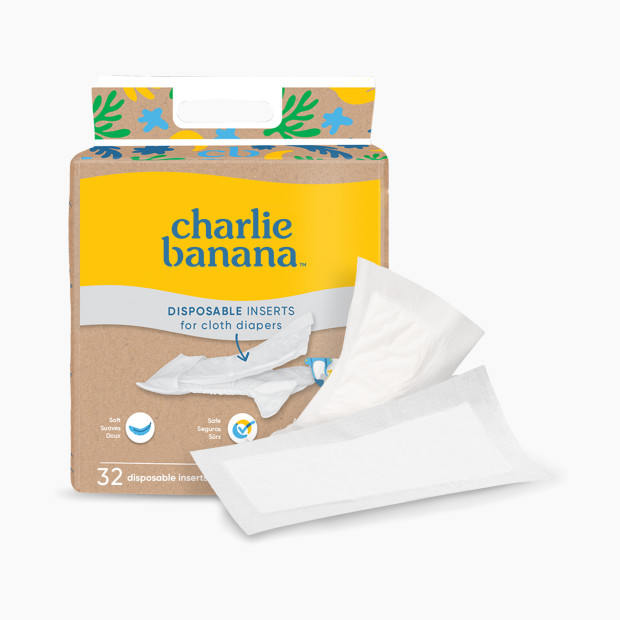 Charlie Banana 32 Disposable Inserts - One Size.