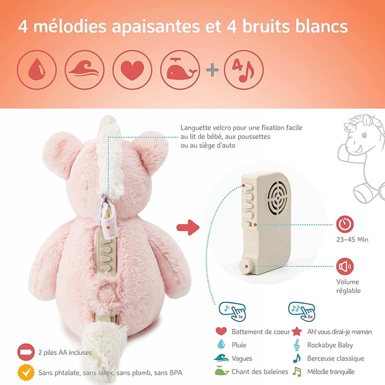 Cloud B Ella the Unicorn.