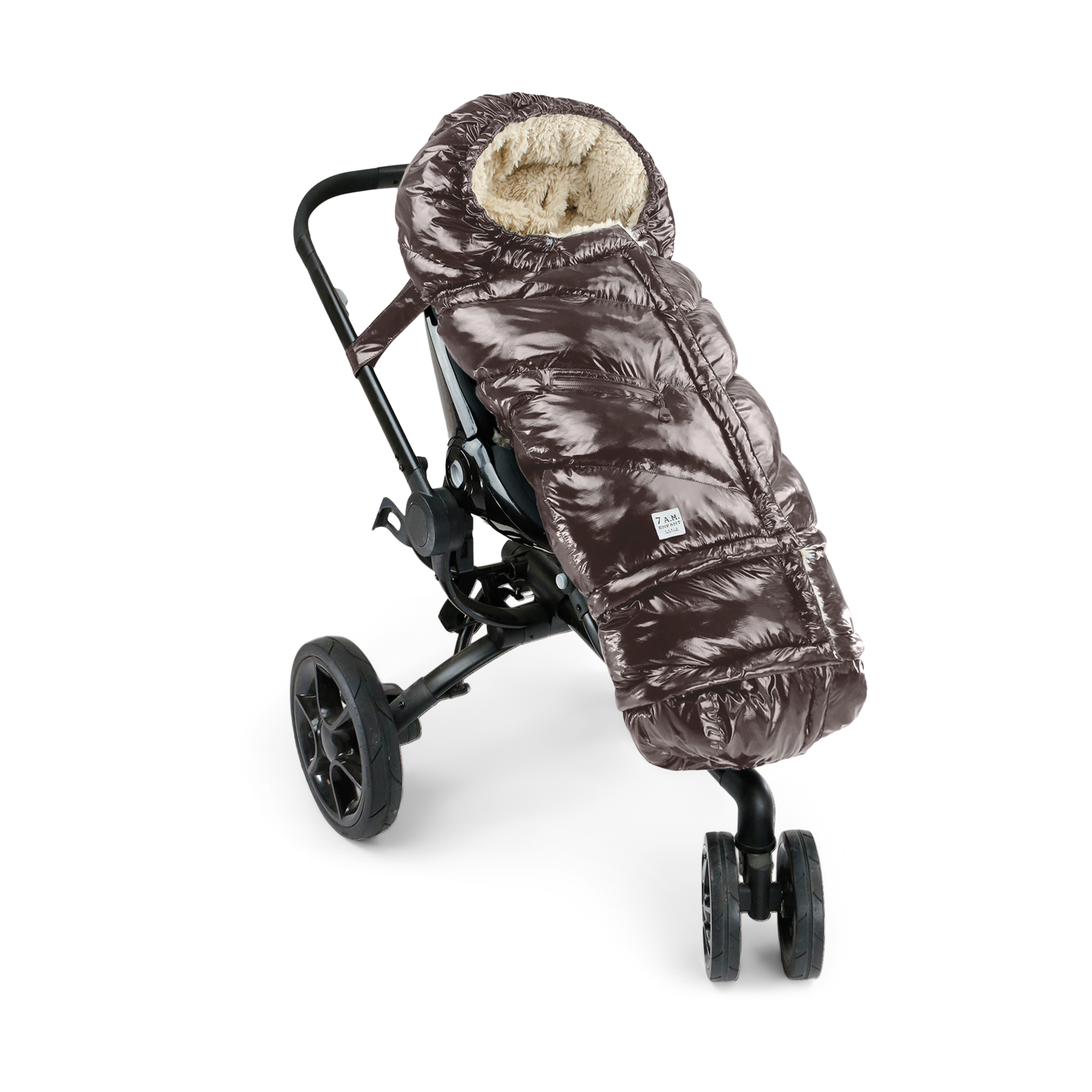 7AM Enfant Blanket 212 - Brown Polar, 6 M-4 T.