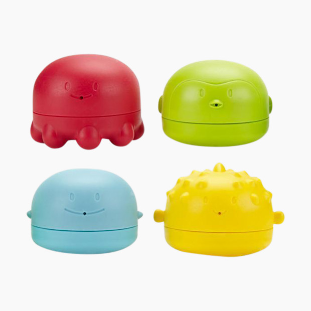 Ubbi Squeeze 'n Switch Bath Toys - Multi.