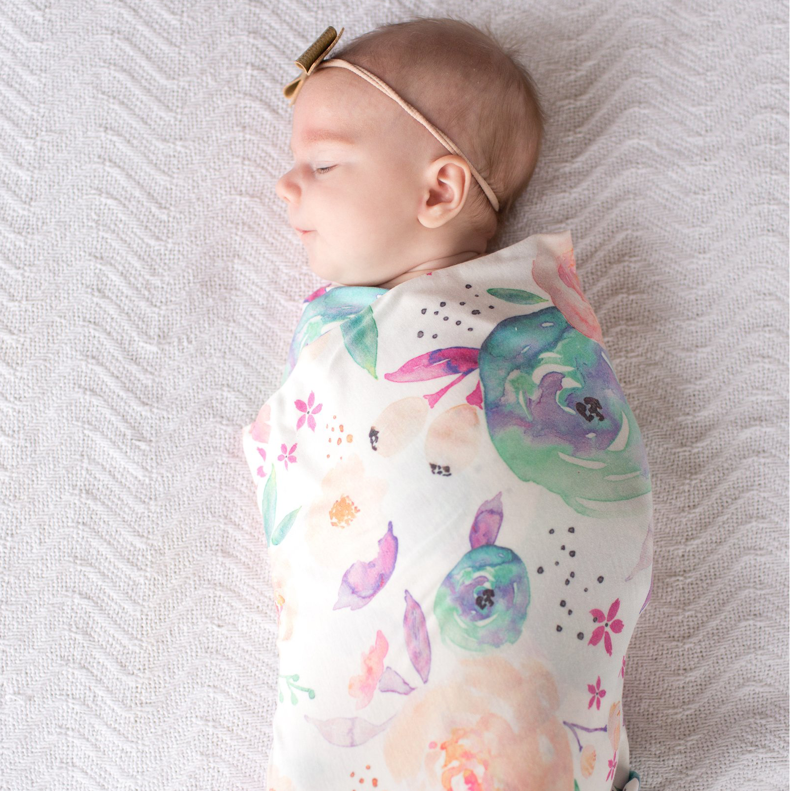 copper pearl autumn swaddle