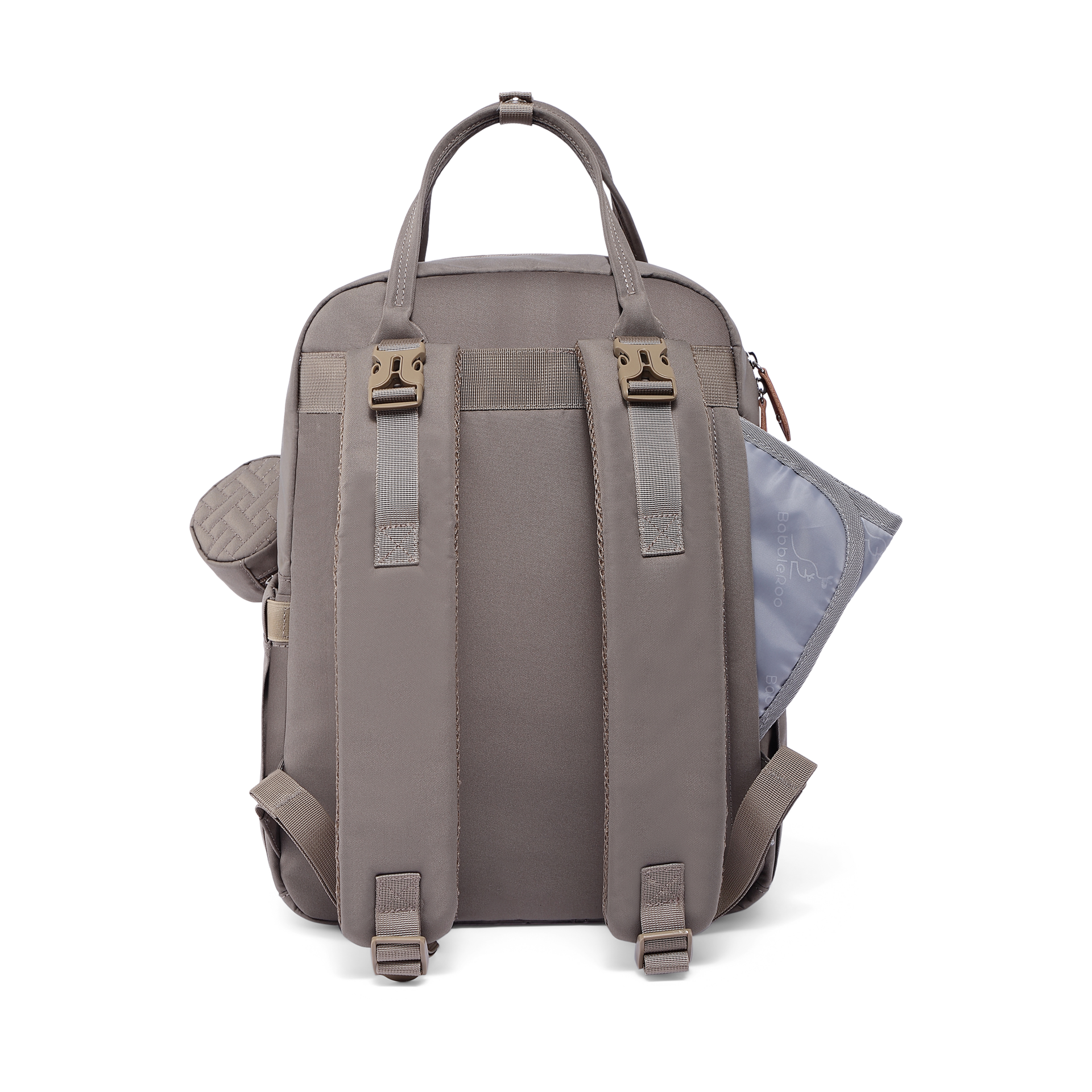 Babbleroo Original Diaper Bag Backpack - Khaki.