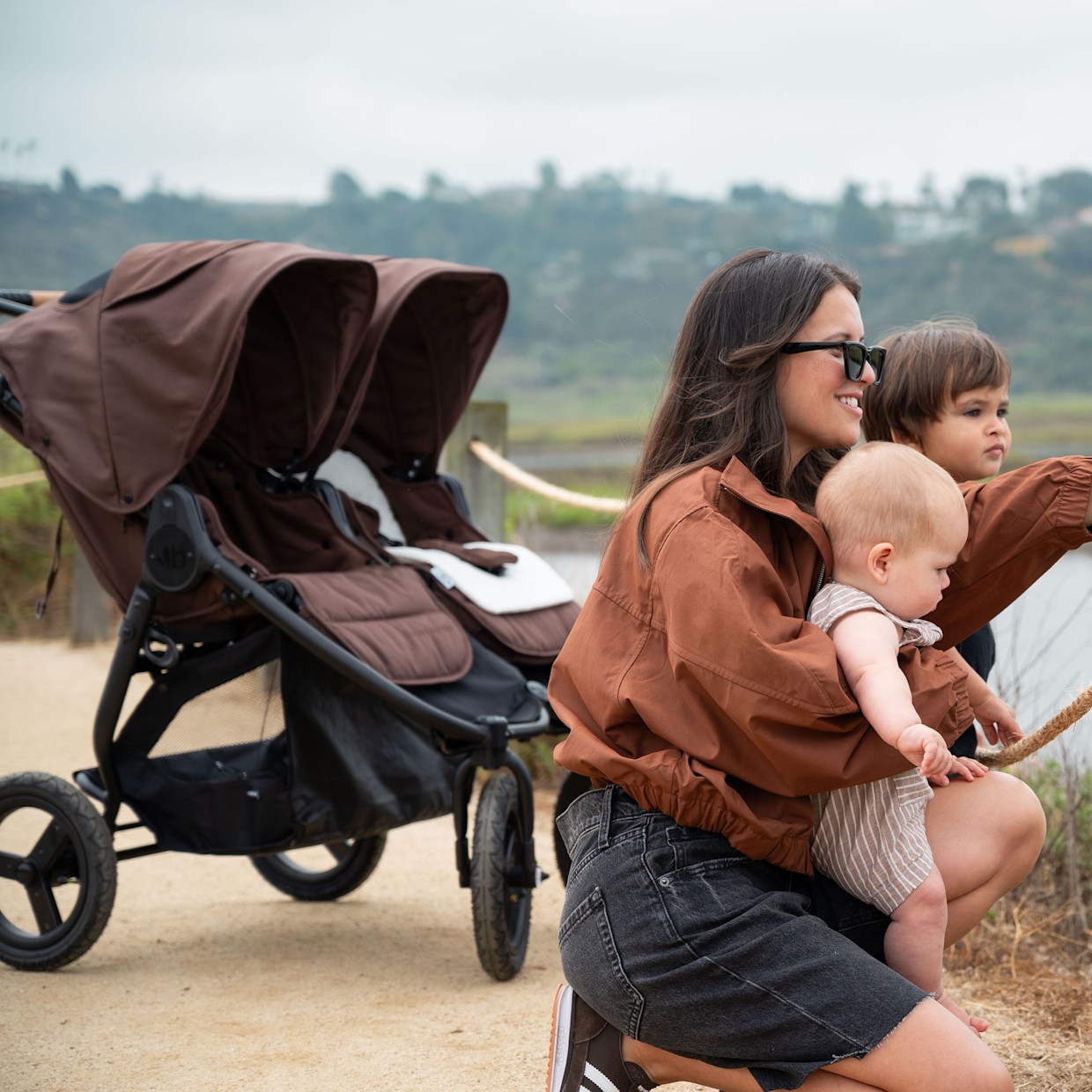 Bumbleride Indie Twin - Walnut.
