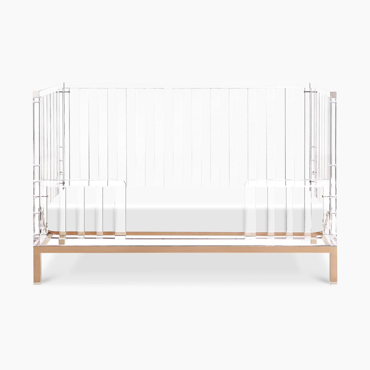 Nursery Works Luma Acrylic Toddler Bed Conversion Kit.