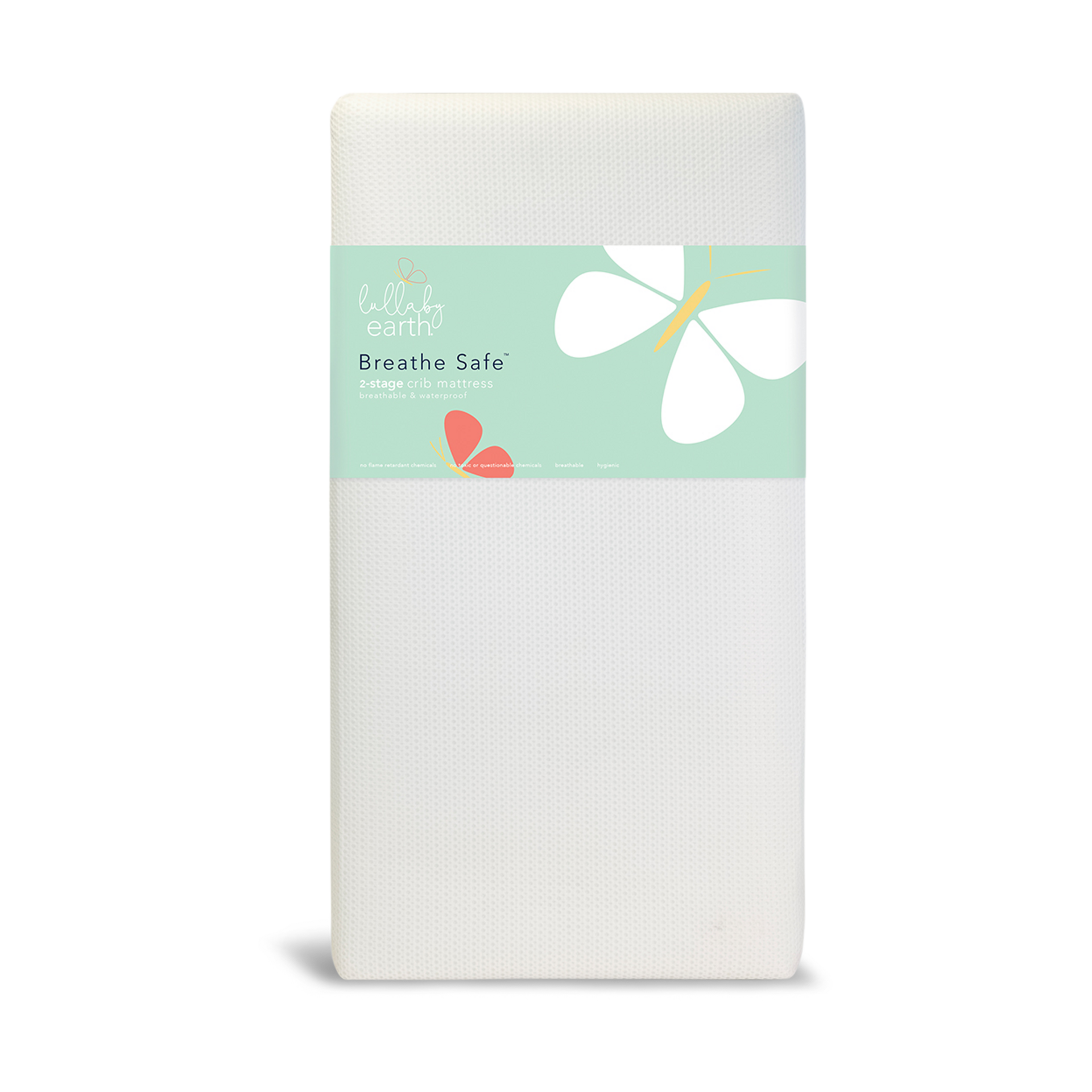 Lullaby Earth Mini Crib Size Breathe Safe Breathable Mattress.