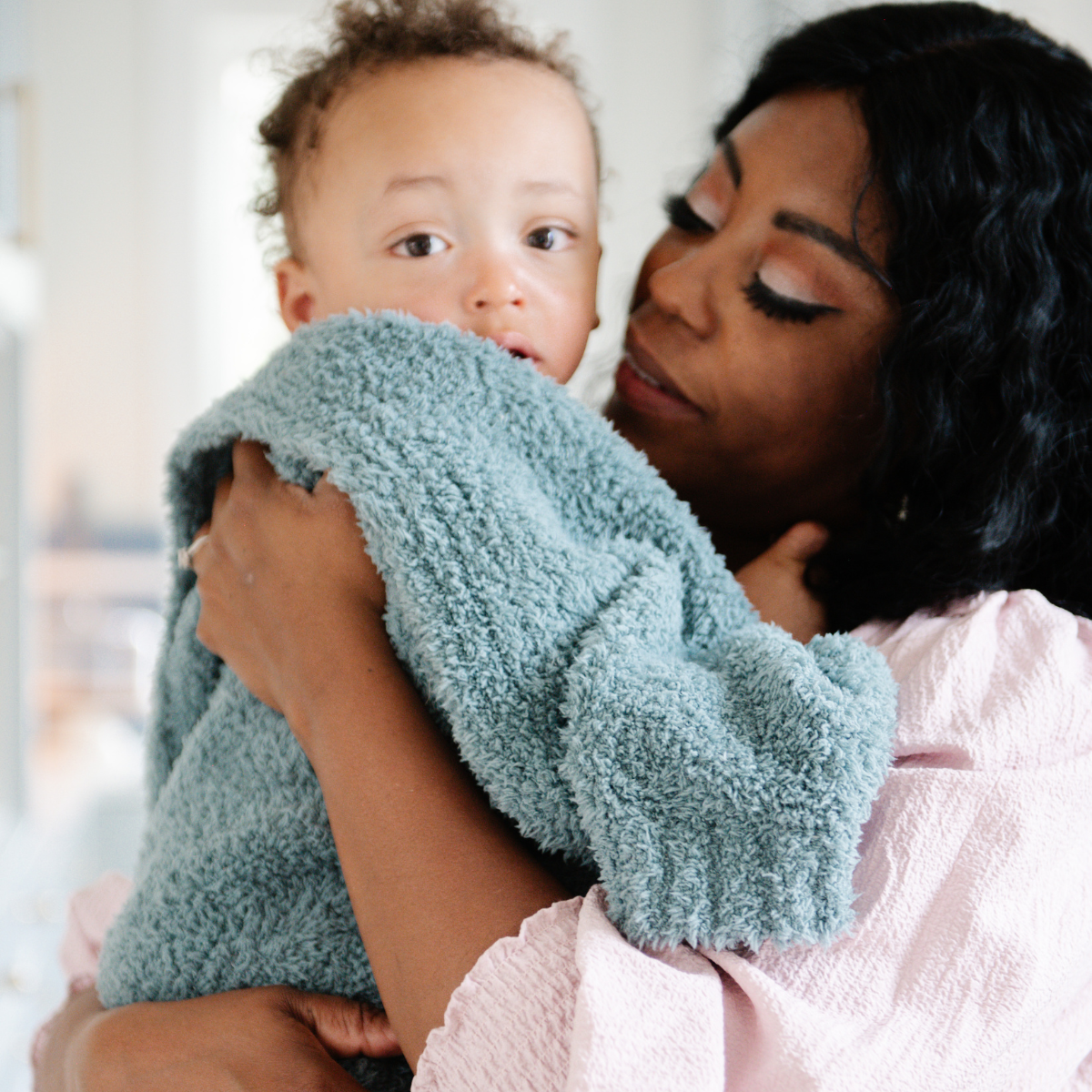 Saranoni Bamboni Receiving Blanket Spruce Babylist Shop