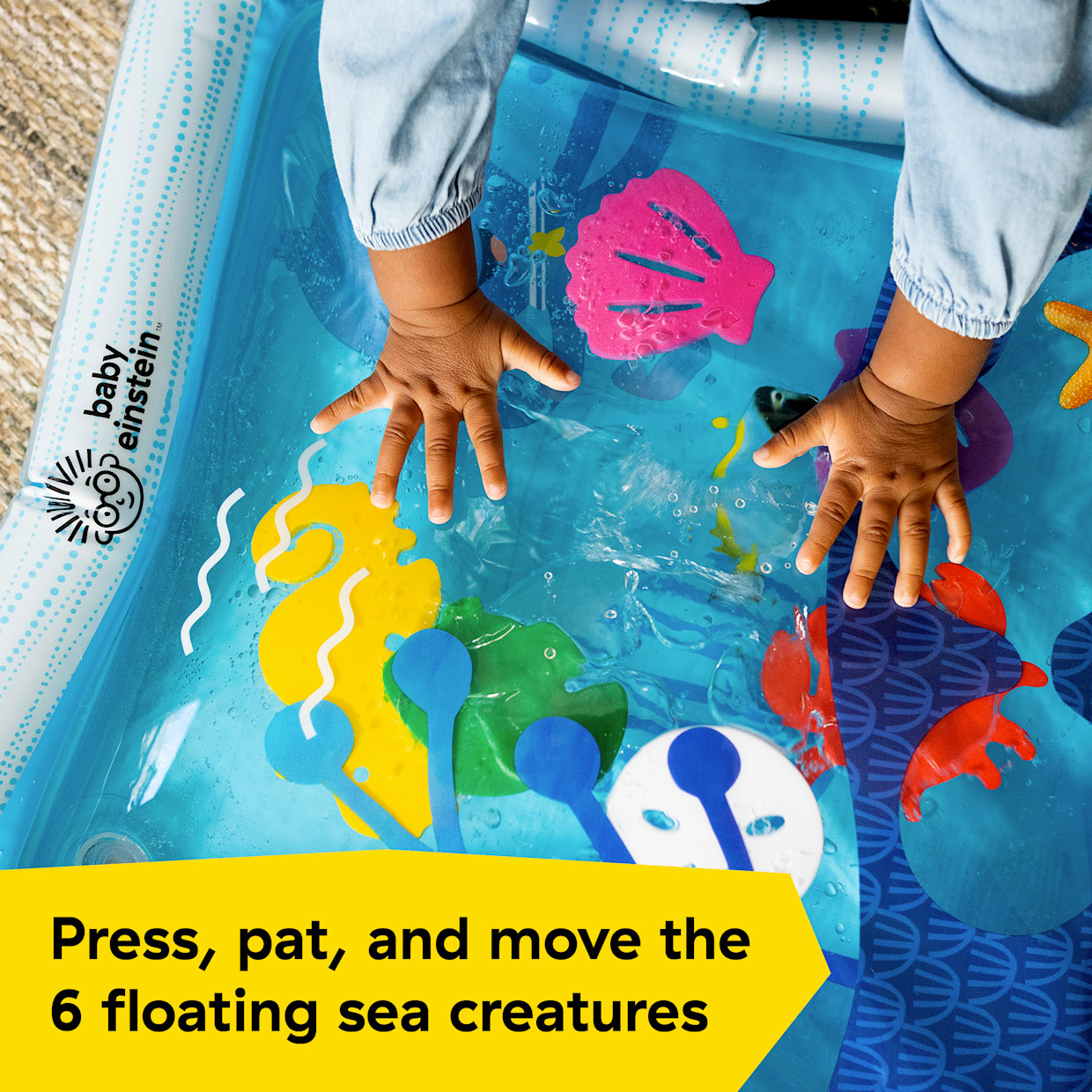 Baby Einstein Opus's Ocean of Discovery Water Play Mat Sensory Toy.