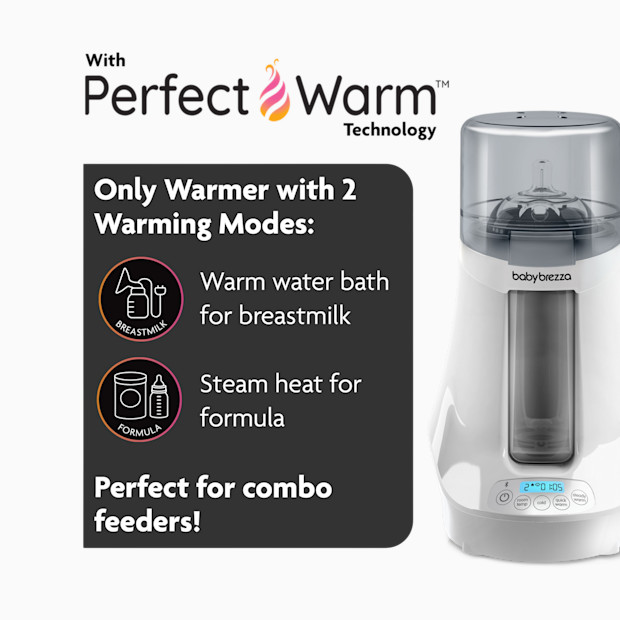 Baby Brezza Smart Bluetooth Connected Bottle Warmer.