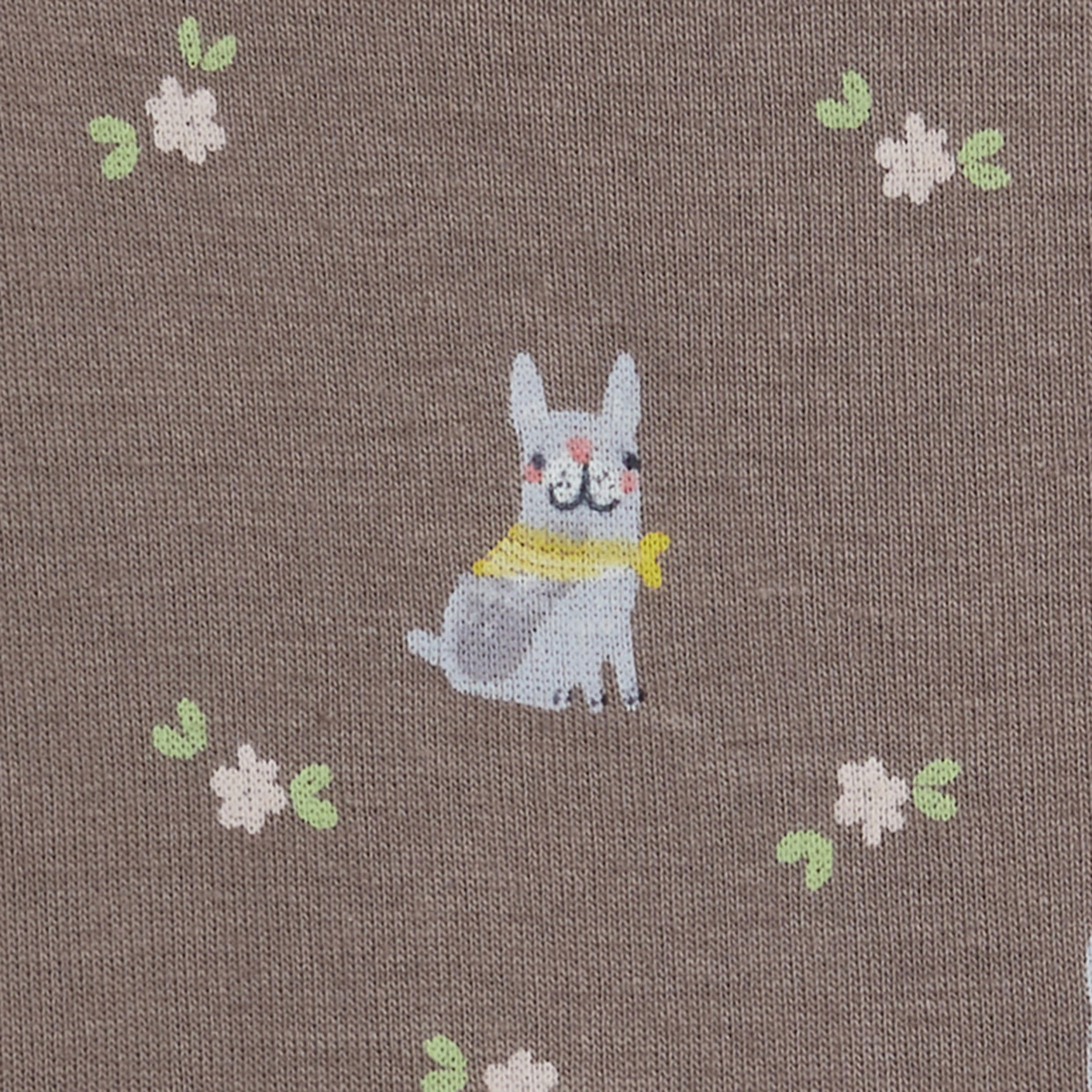 Small Story Organic Cotton Short Sleeve Print Mix Bodysuit (5 Pack) - All Over Dogs, 3-6 M.