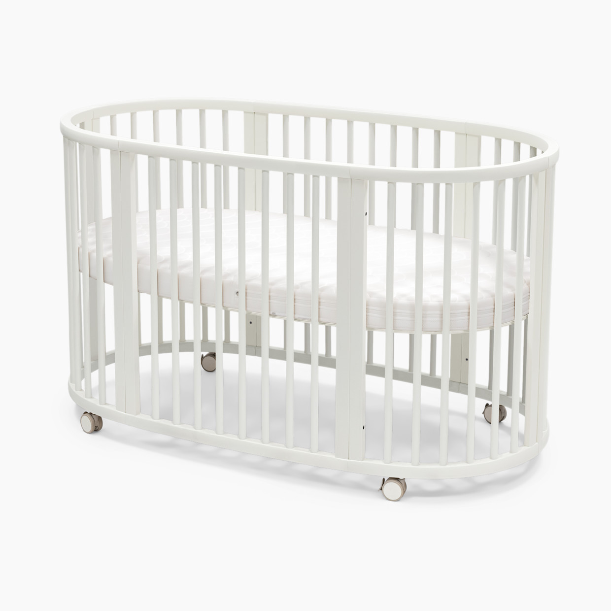 Stokke Sleepi Convertible Crib with Mattress - White/White.