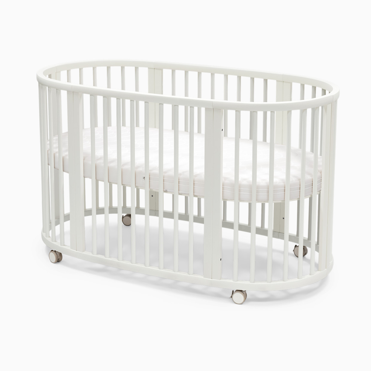 Stokke Sleepi Convertible Crib with Mattress - White/White.