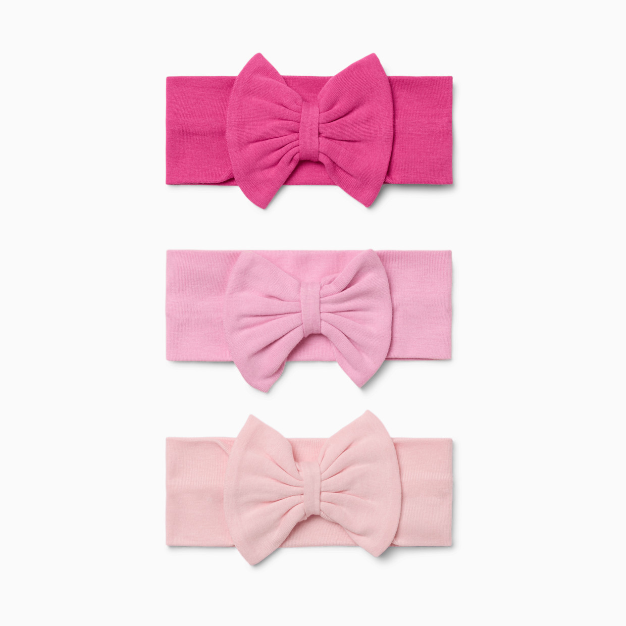 Small Story 3 Pack Headbands - Pink Range, 0-6 M.