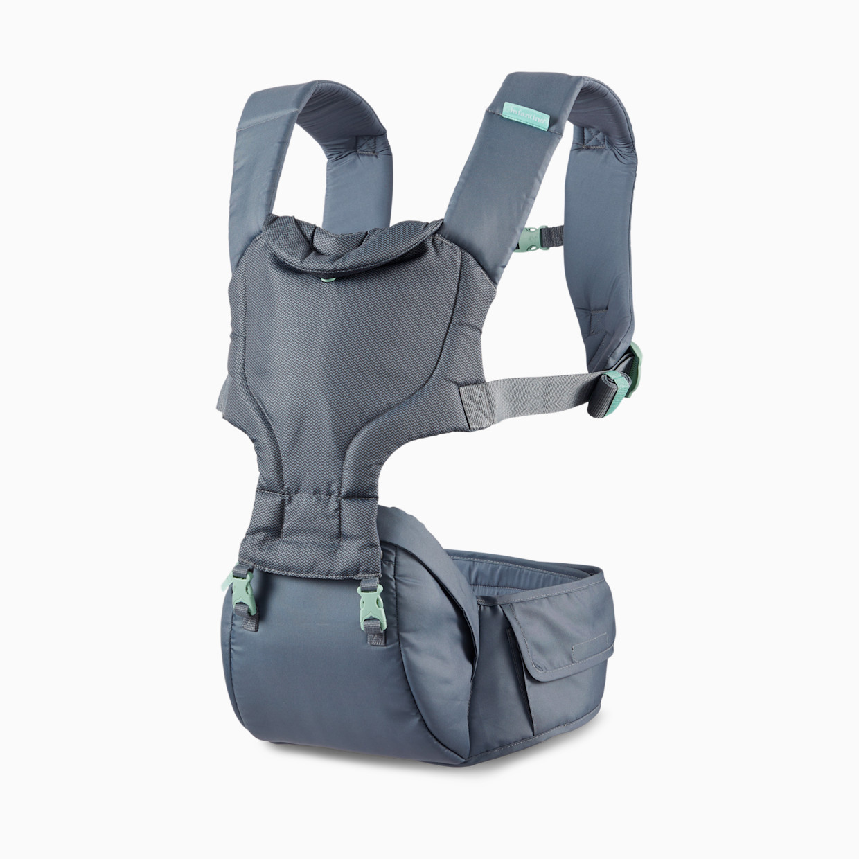 Infantino Hip Rider Plus 5-in-1 Hip Seat Carrier - Grey.