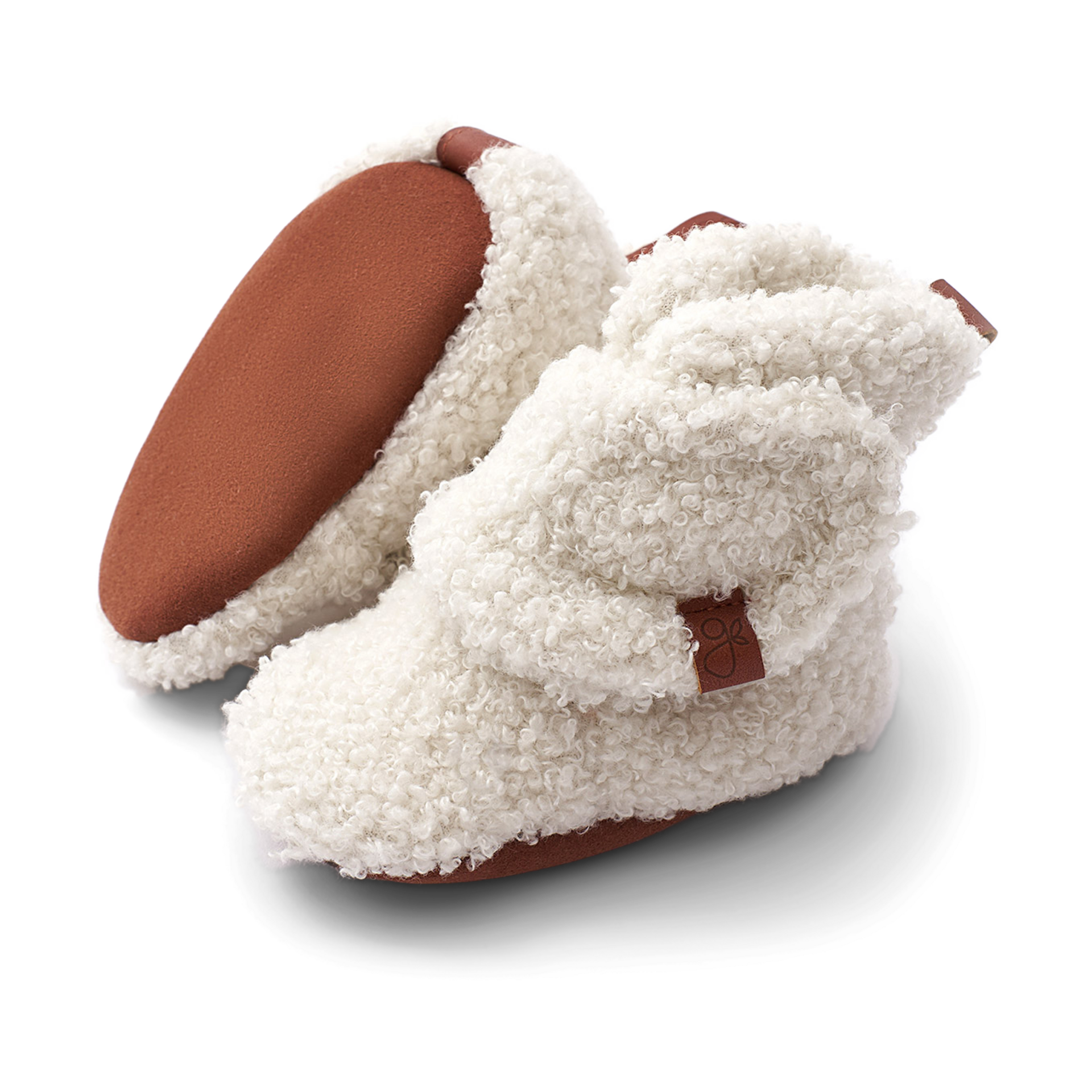 Goumi Kids High Pile Fleece Baby Boots Alabaster, 03 M Babylist Shop