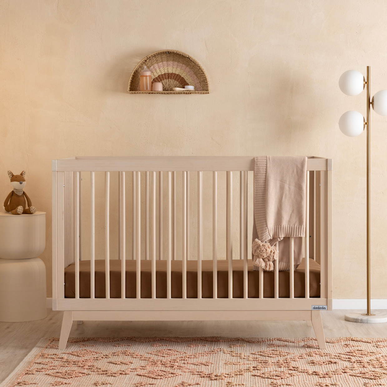 dadada Soho 3-in-1 Convertible Crib - Wash.