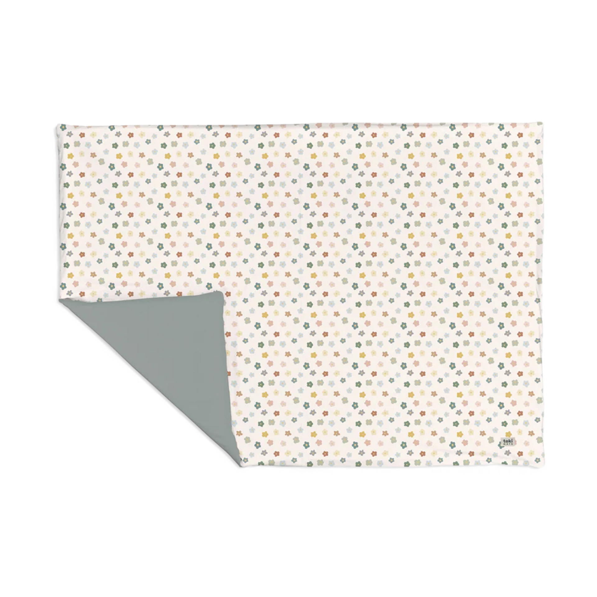 Toki Kids Epic Organic Cotton Play Mat - Playful Posies.