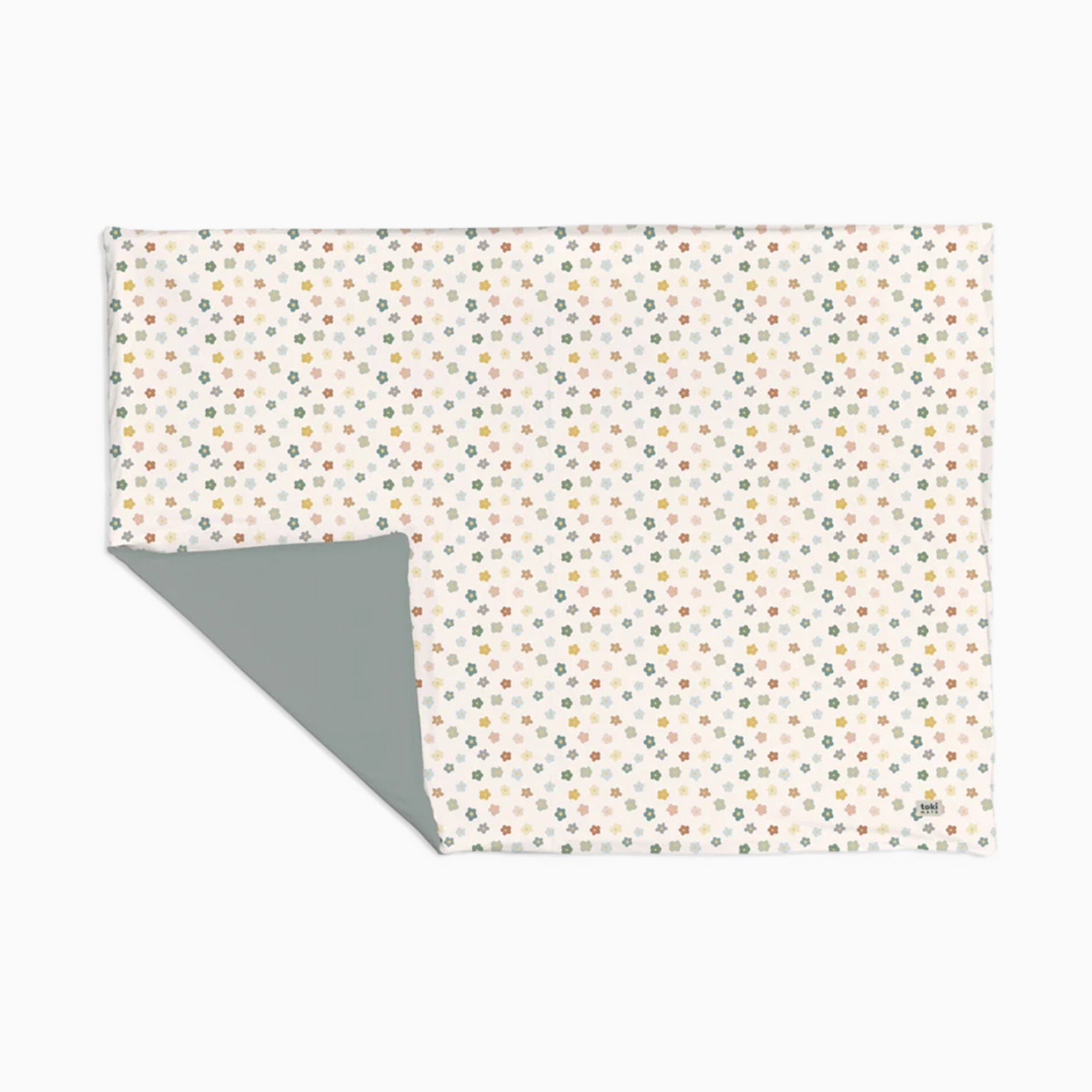 Toki Kids Epic Organic Cotton Play Mat - Playful Posies.