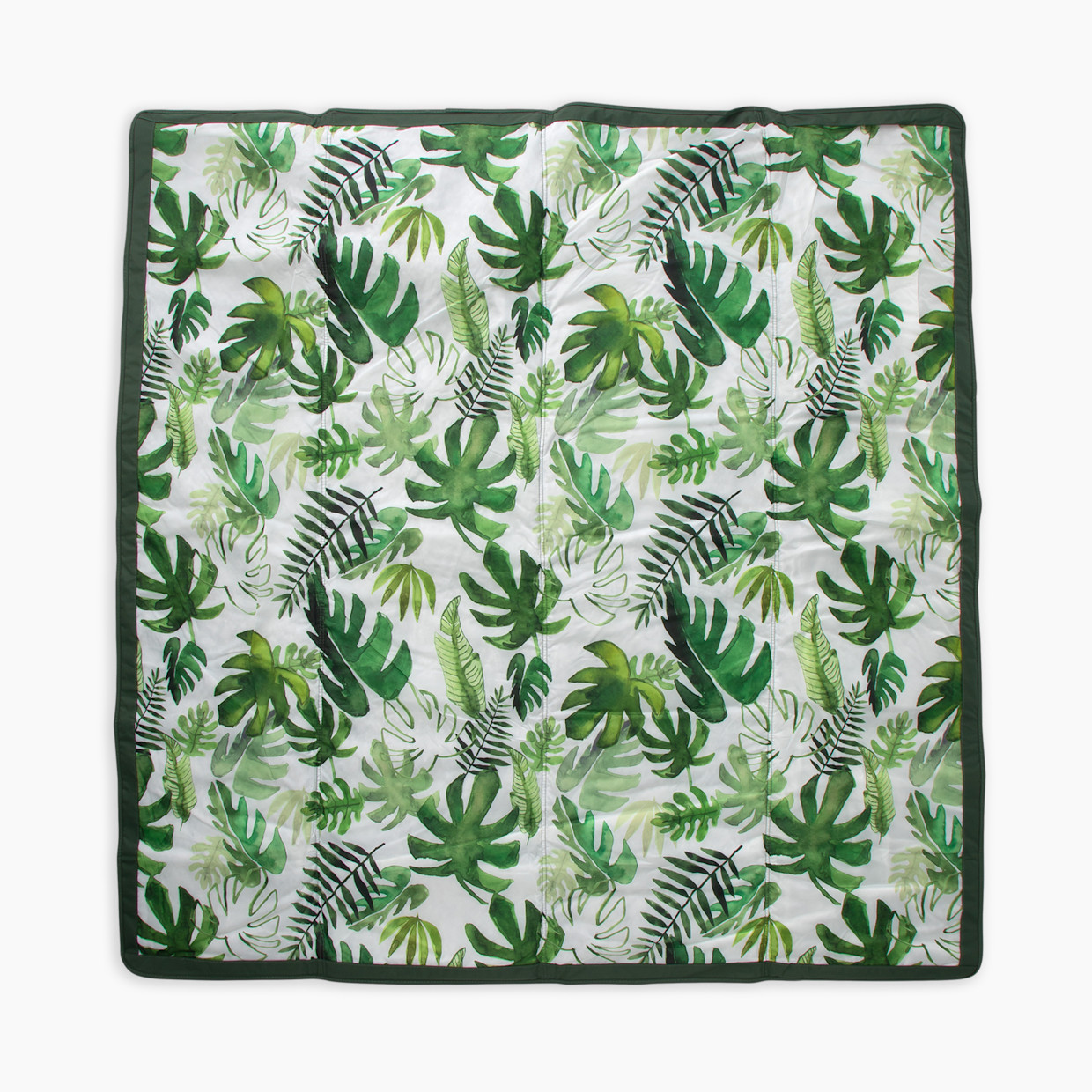 Little Unicorn Outdoor Blanket - Tropical Leaf, 5 X 5 Ft.