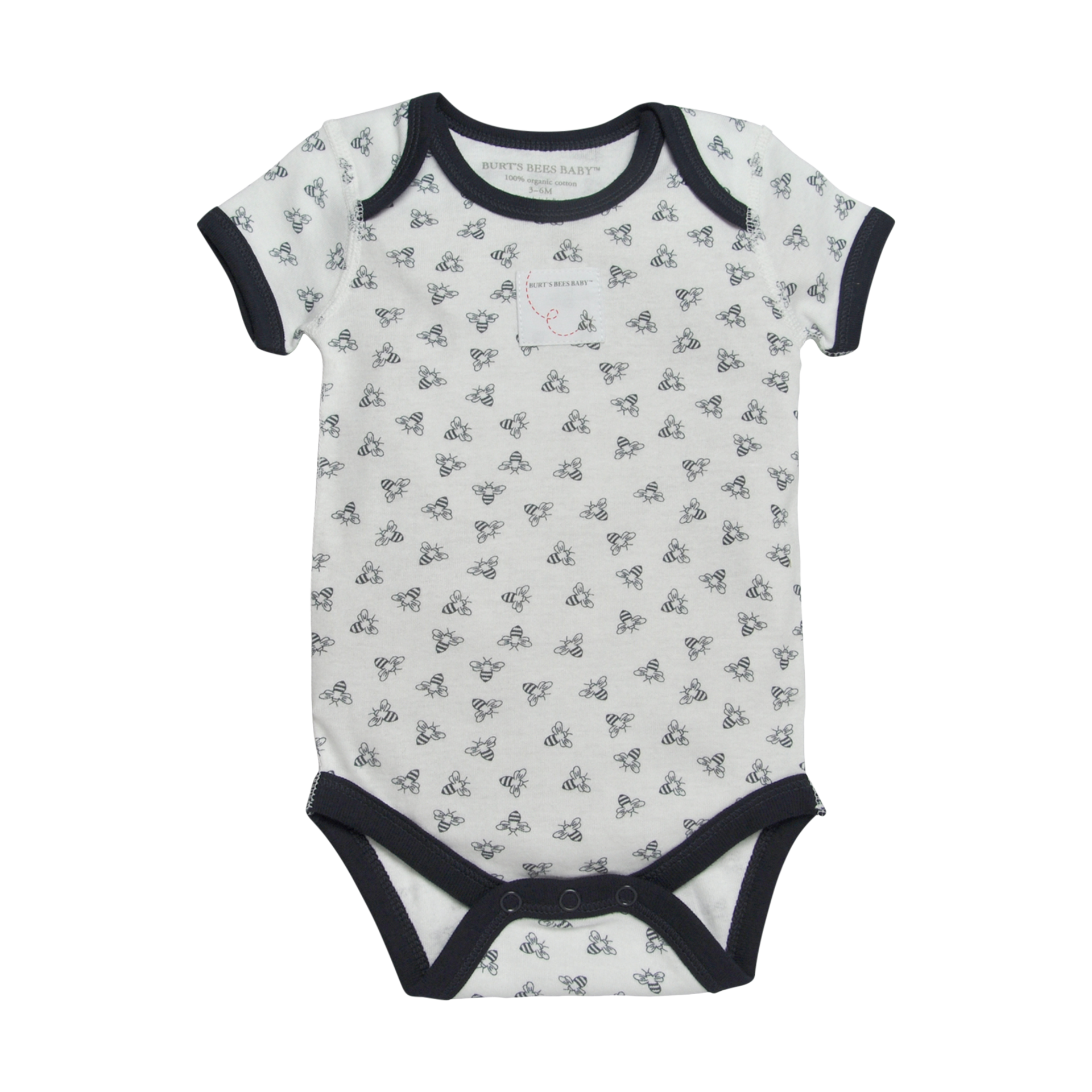 Burt's Bees Baby Organic Short Sleeve Bodysuit (5 Pack) Blueberry, 0