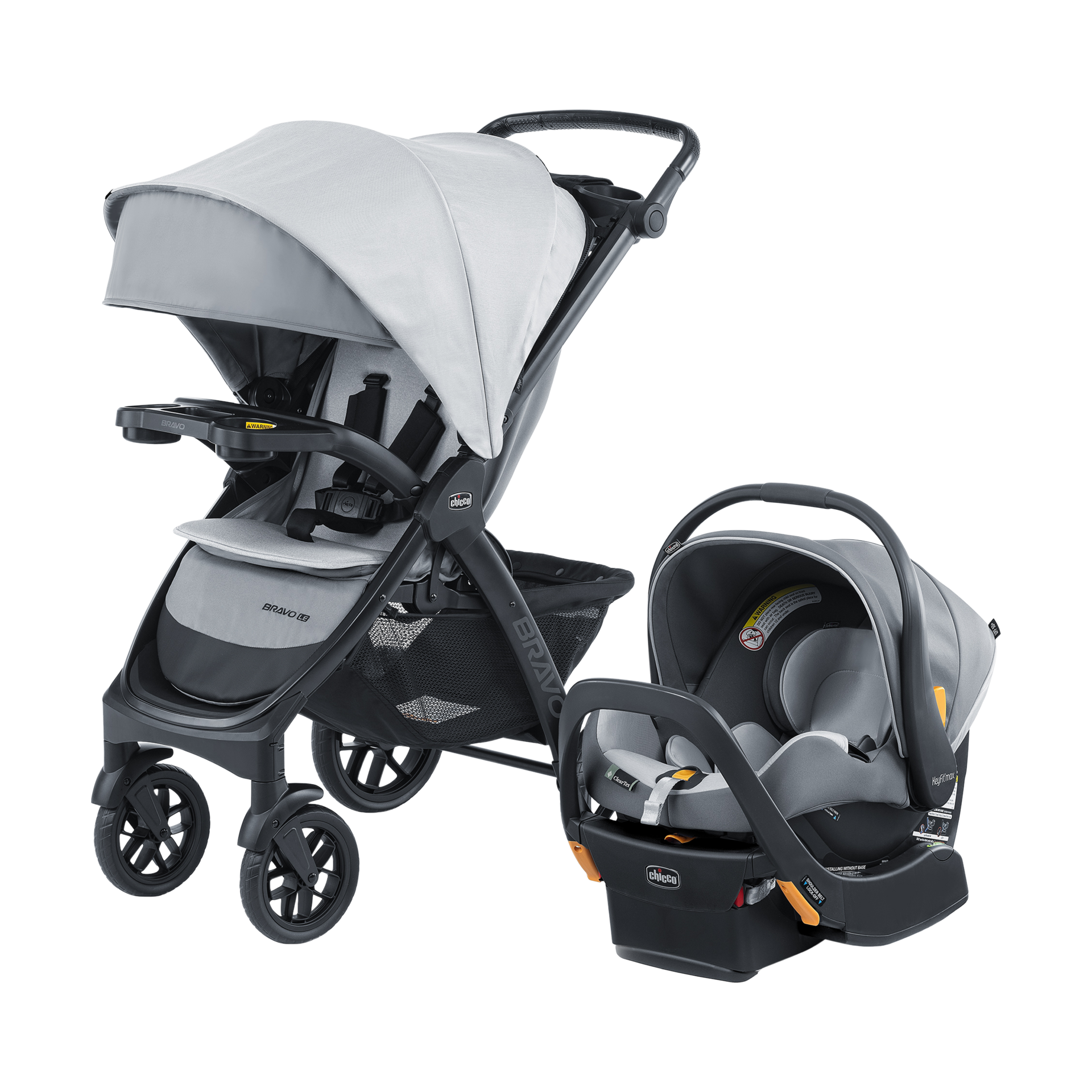 Chicco Bravo LE ClearTex Trio Travel System.