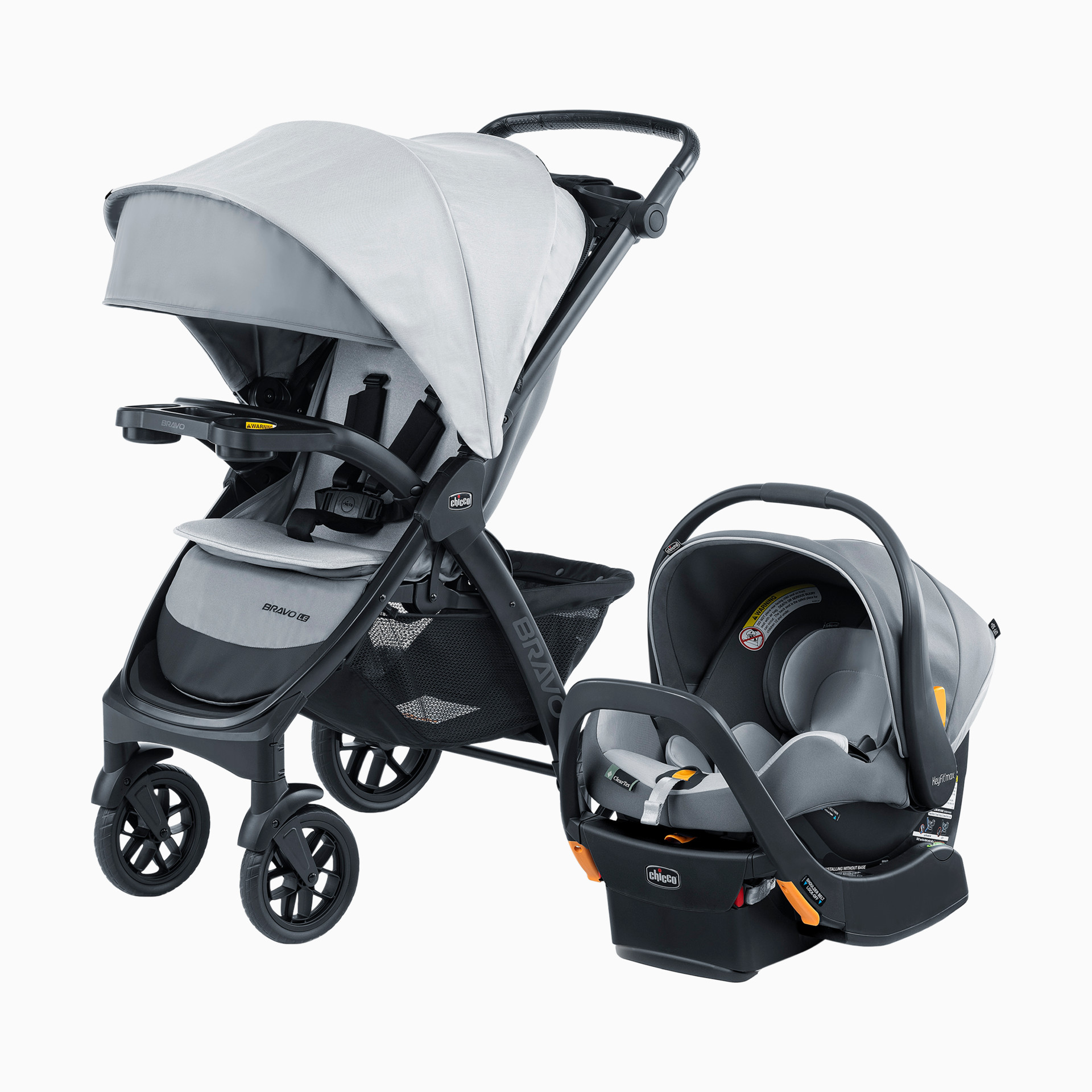Chicco Bravo LE ClearTex Trio Travel System - Atlas | Babylist Shop
