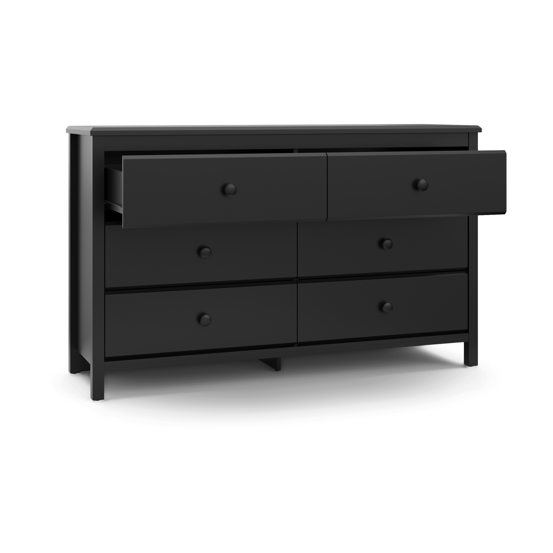 Storkcraft Alpine 6 Drawer Dresser - Black.