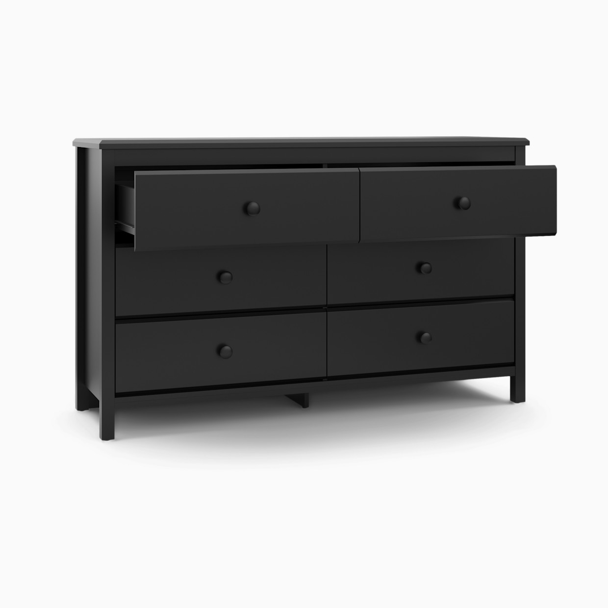 Storkcraft Alpine 6 Drawer Dresser - Black.