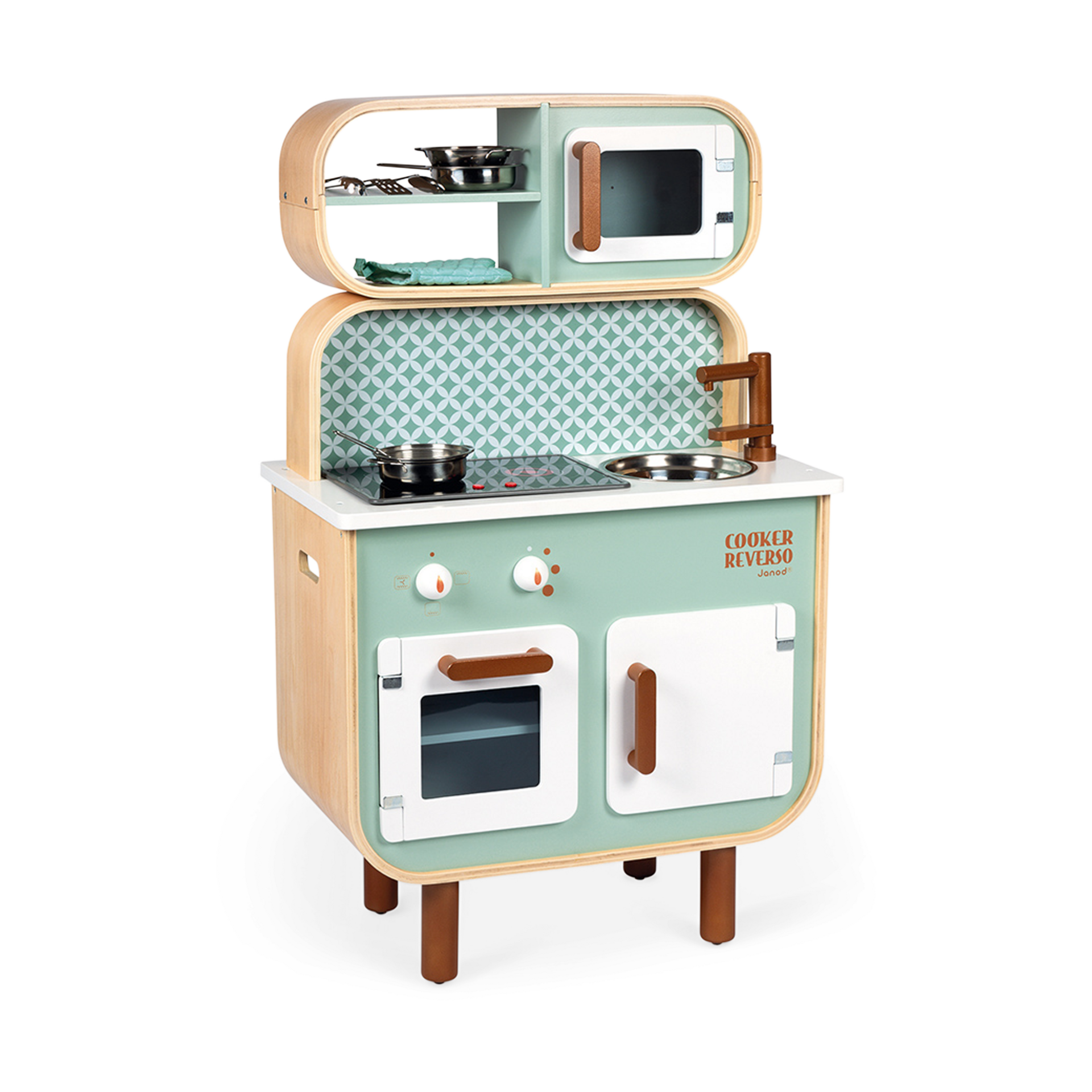 Janod Cooker Reverso Wooden Play Kitchen.